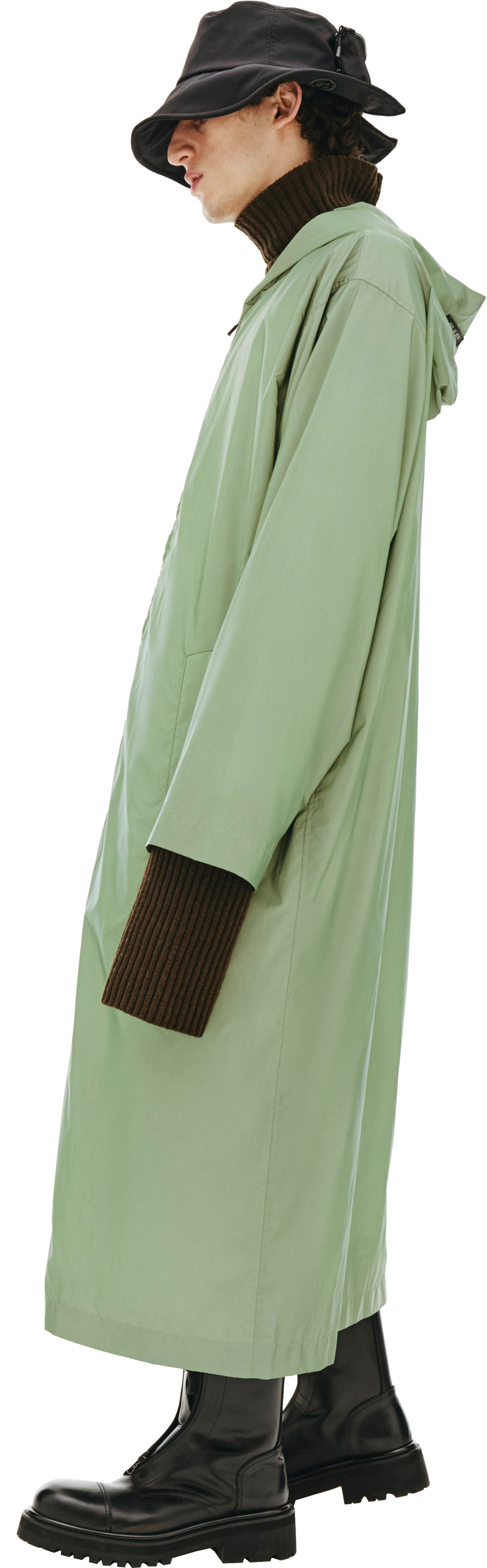 Fear of God Зеленый светоотражающий плащ