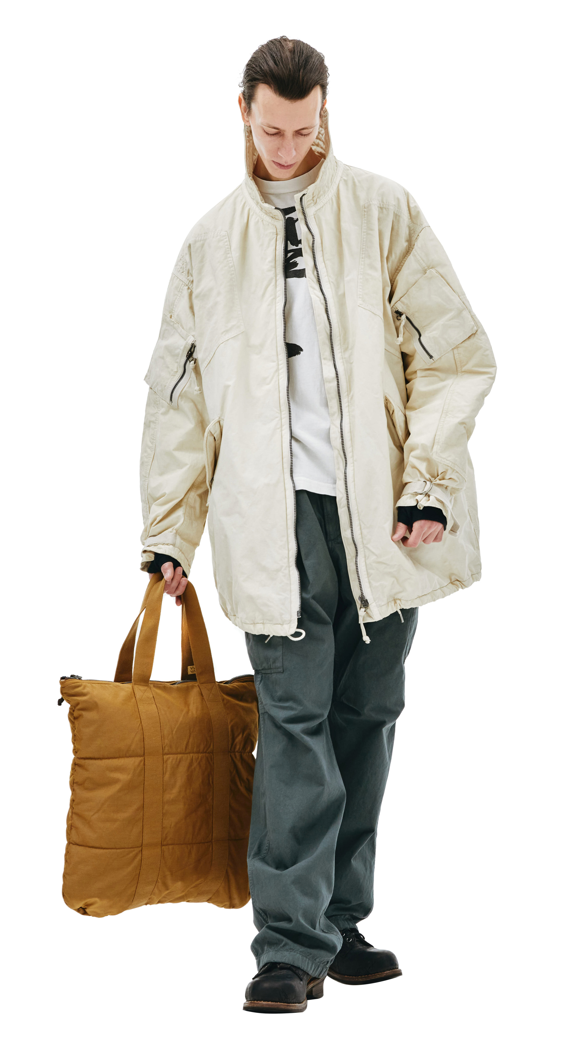 visvim Коричневая сумка Sleeper