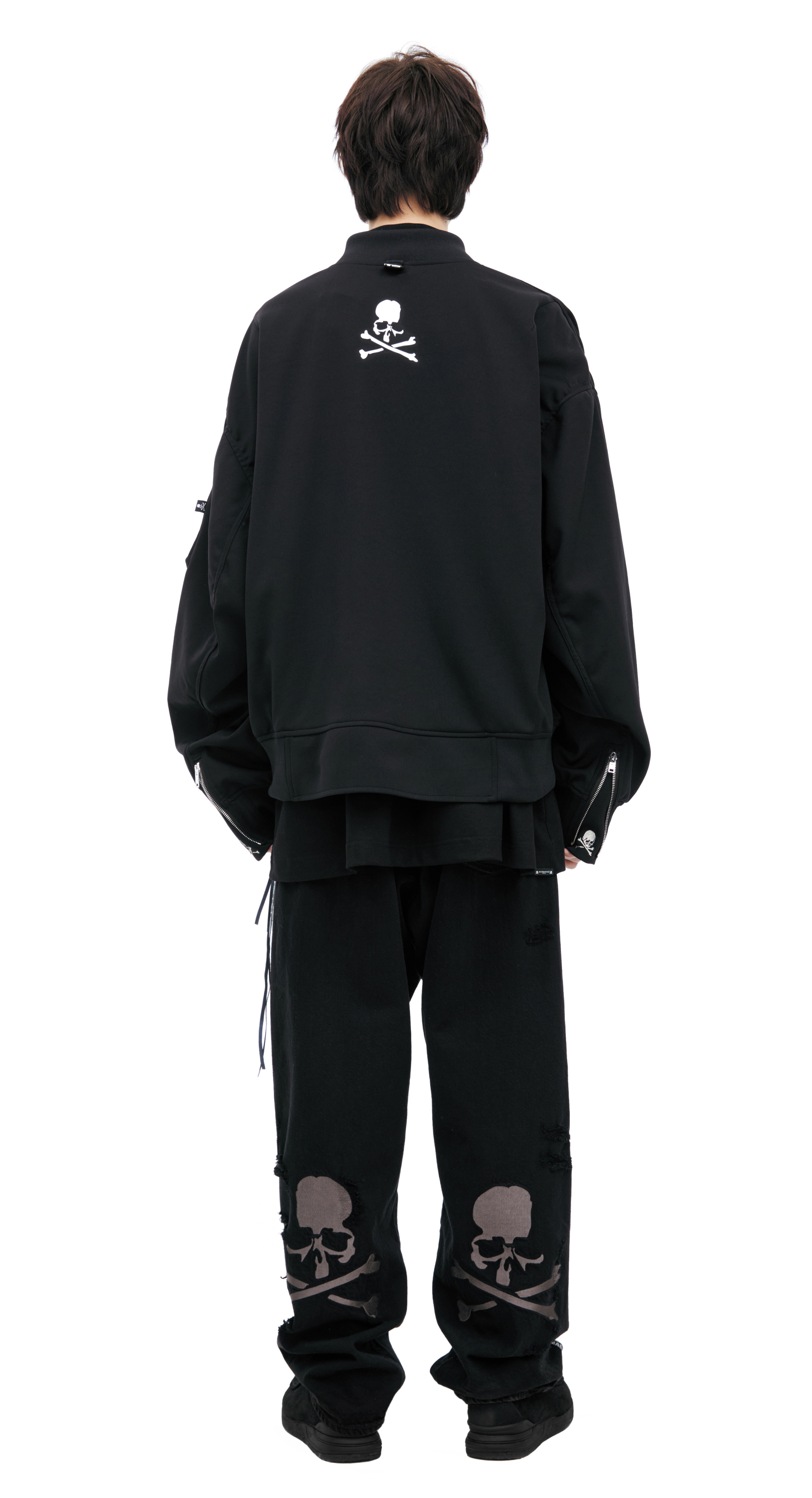 Mastermind WORLD Черный бомбер с логотипом