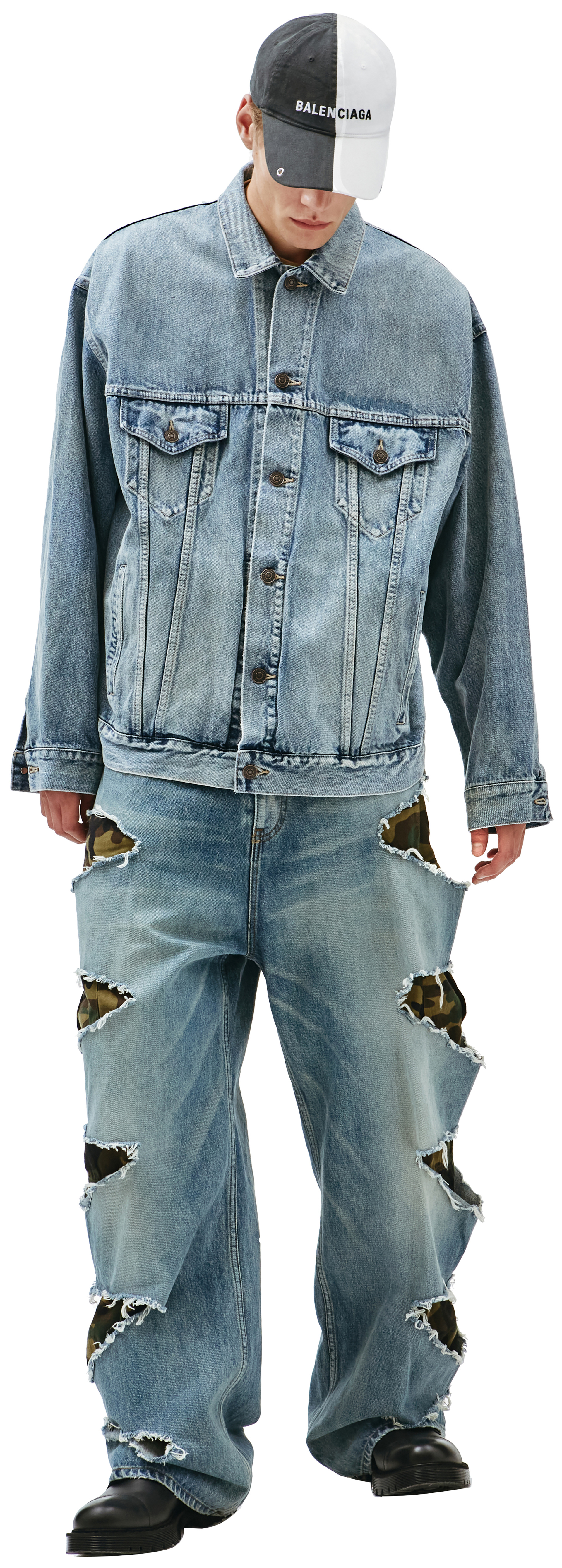 Balenciaga Джинсовая куртка с логотипом