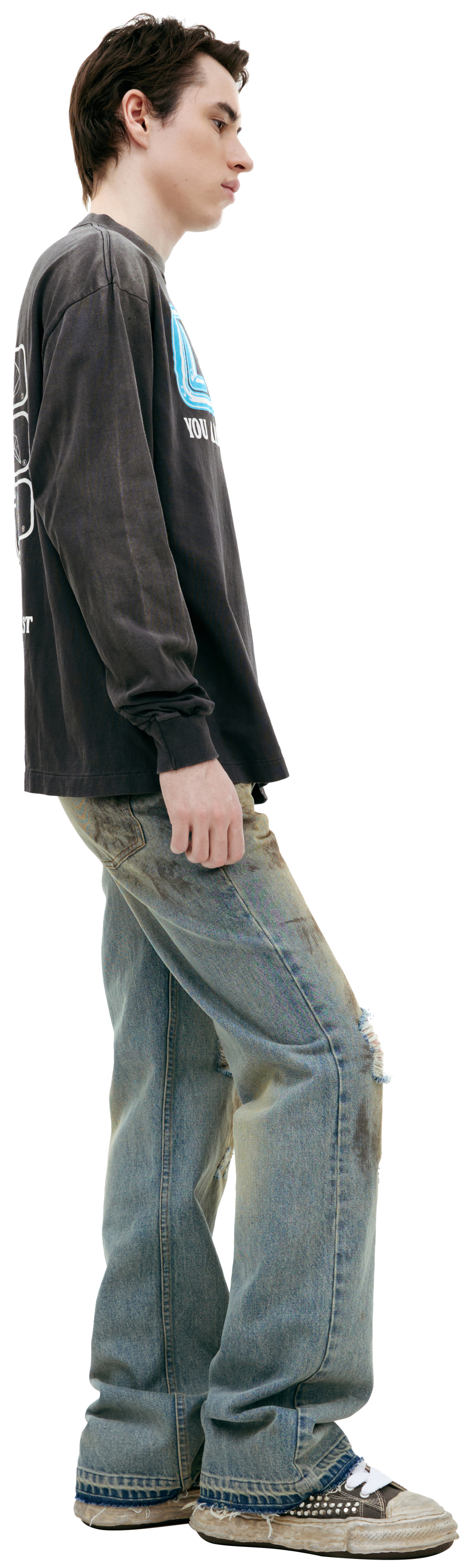 Saint Mxxxxxx Лонгслив с принтом \'LOVE\'