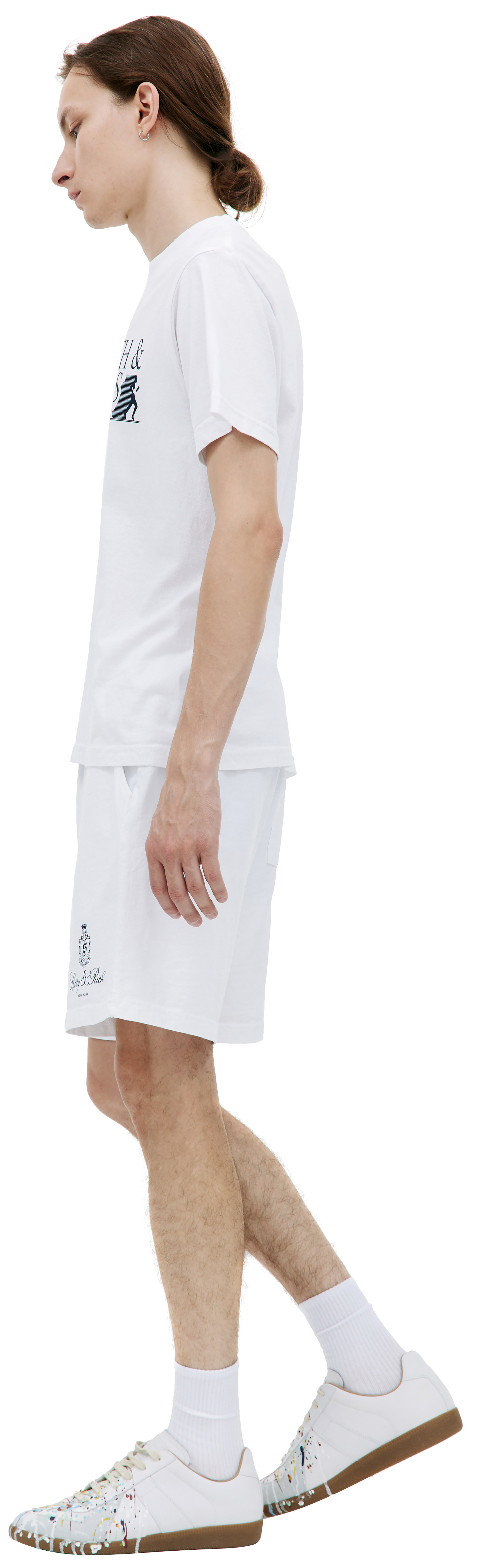 SPORTY & RICH Футболка с принтом \'Health and Fitness\'