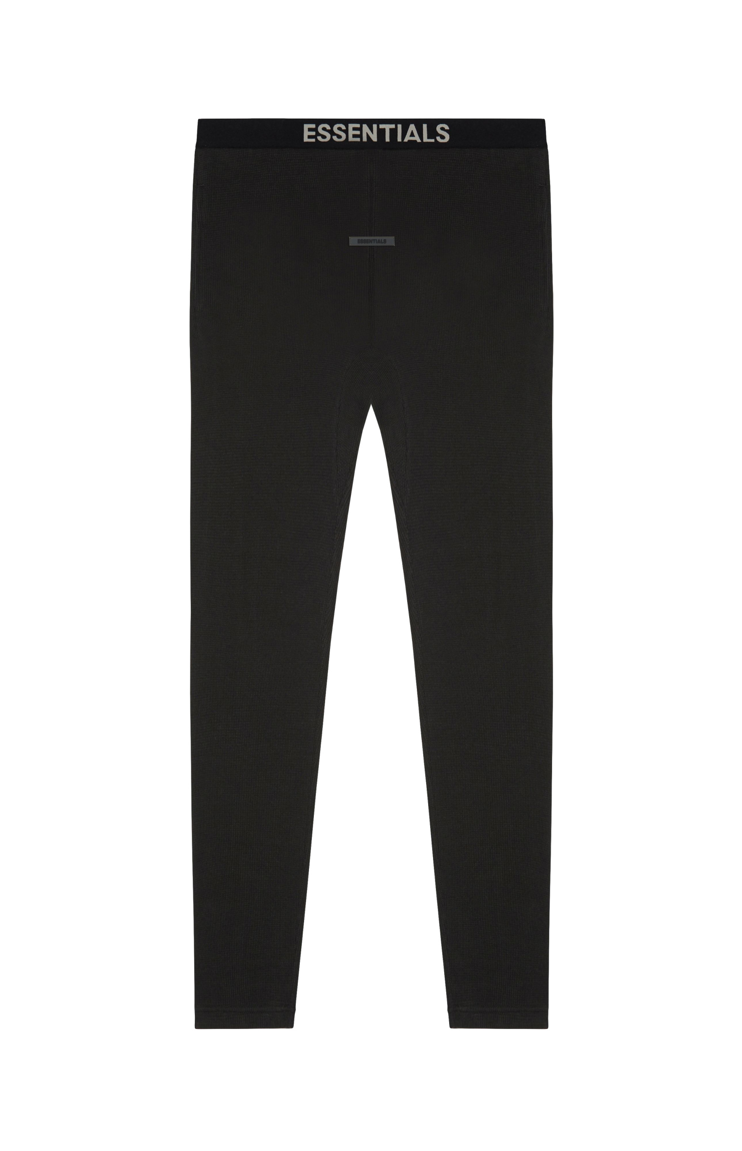 Fear of God Essentials Черные термо брюки на резинке