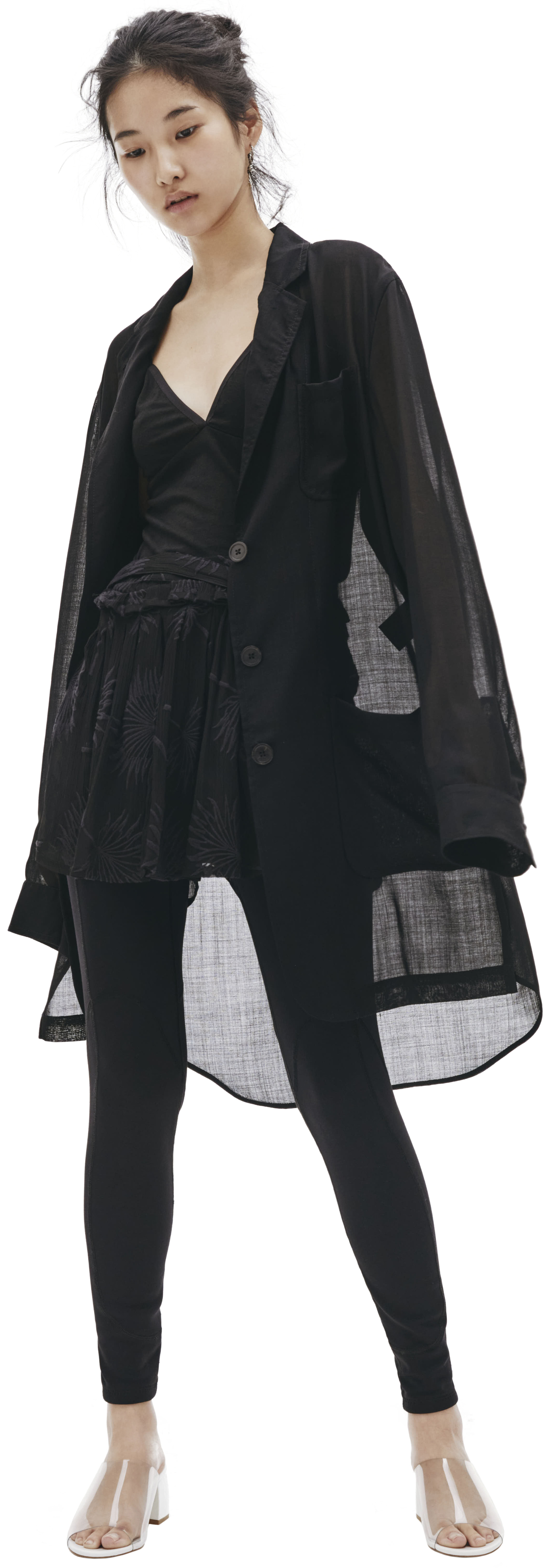 Ann Demeulemeester Шорты из хлопка и шелка