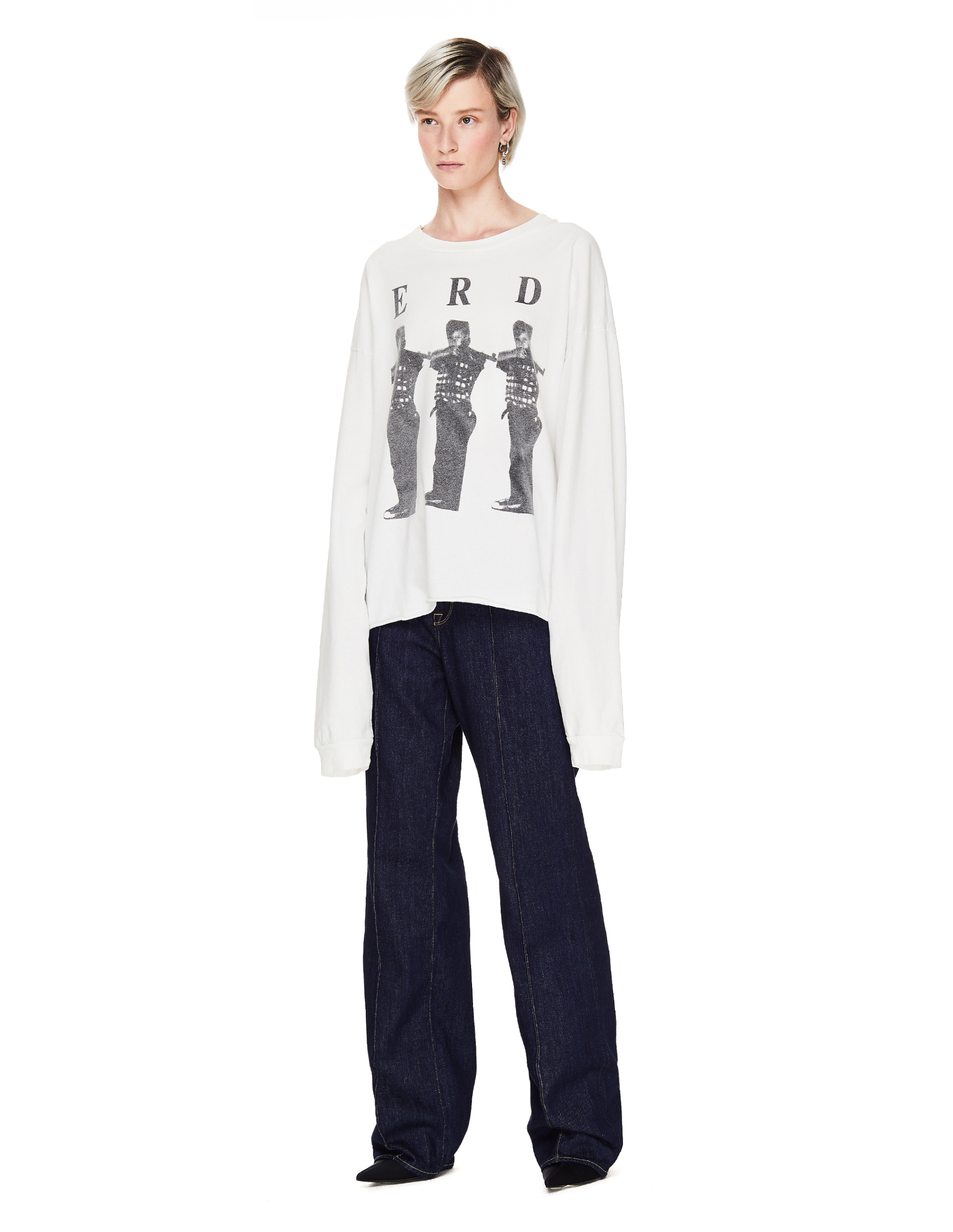 Enfants Riches Déprimés Белый лонгслив E.R.D