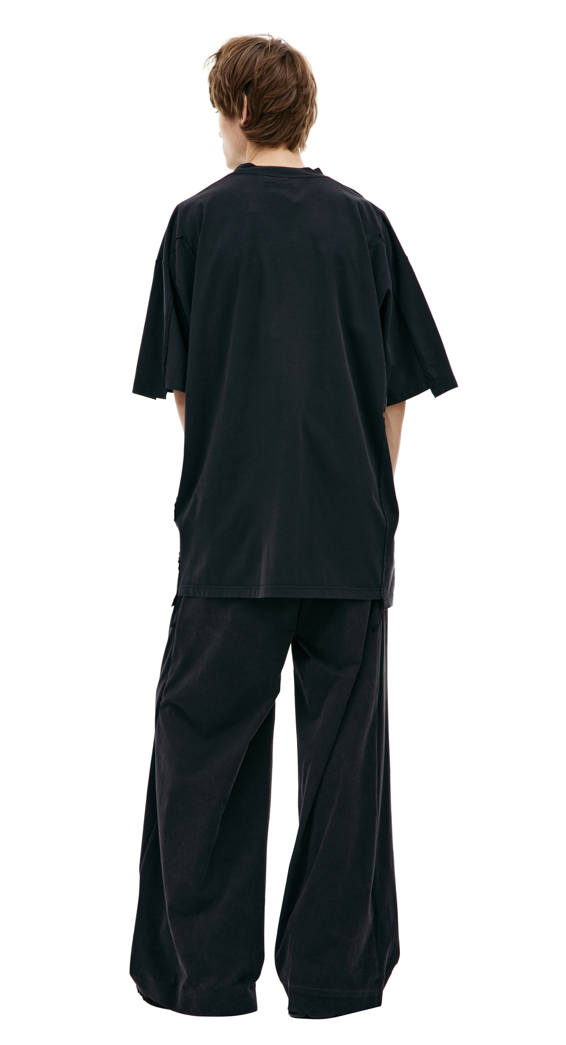 VETEMENTS Оверсайз футболка с логотипом