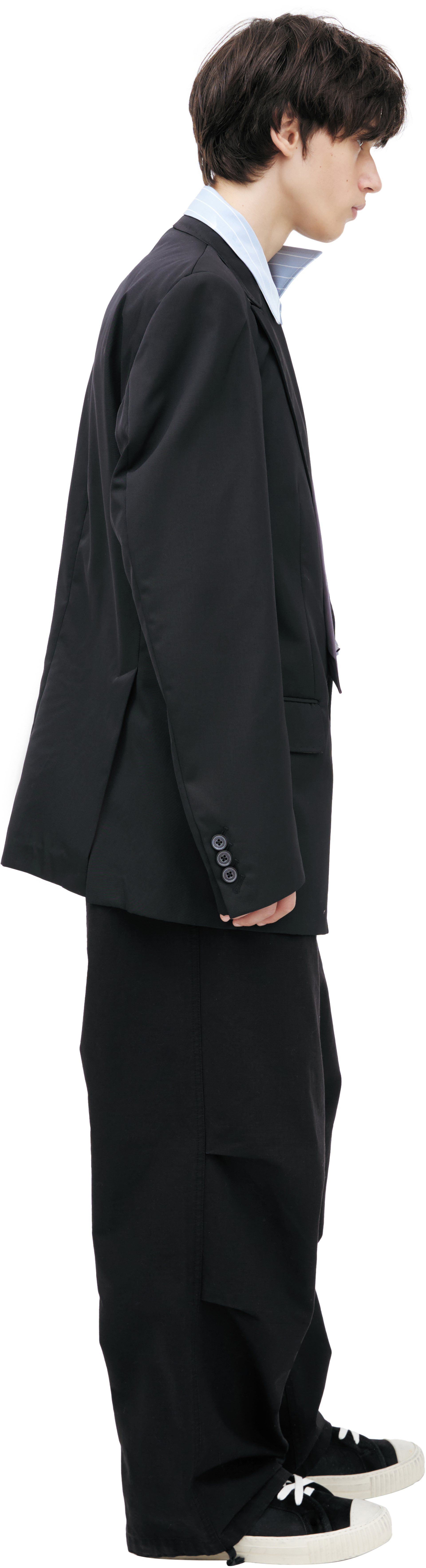 Maison Mihara Yasuhiro Пиджак с вшитой рубашкой