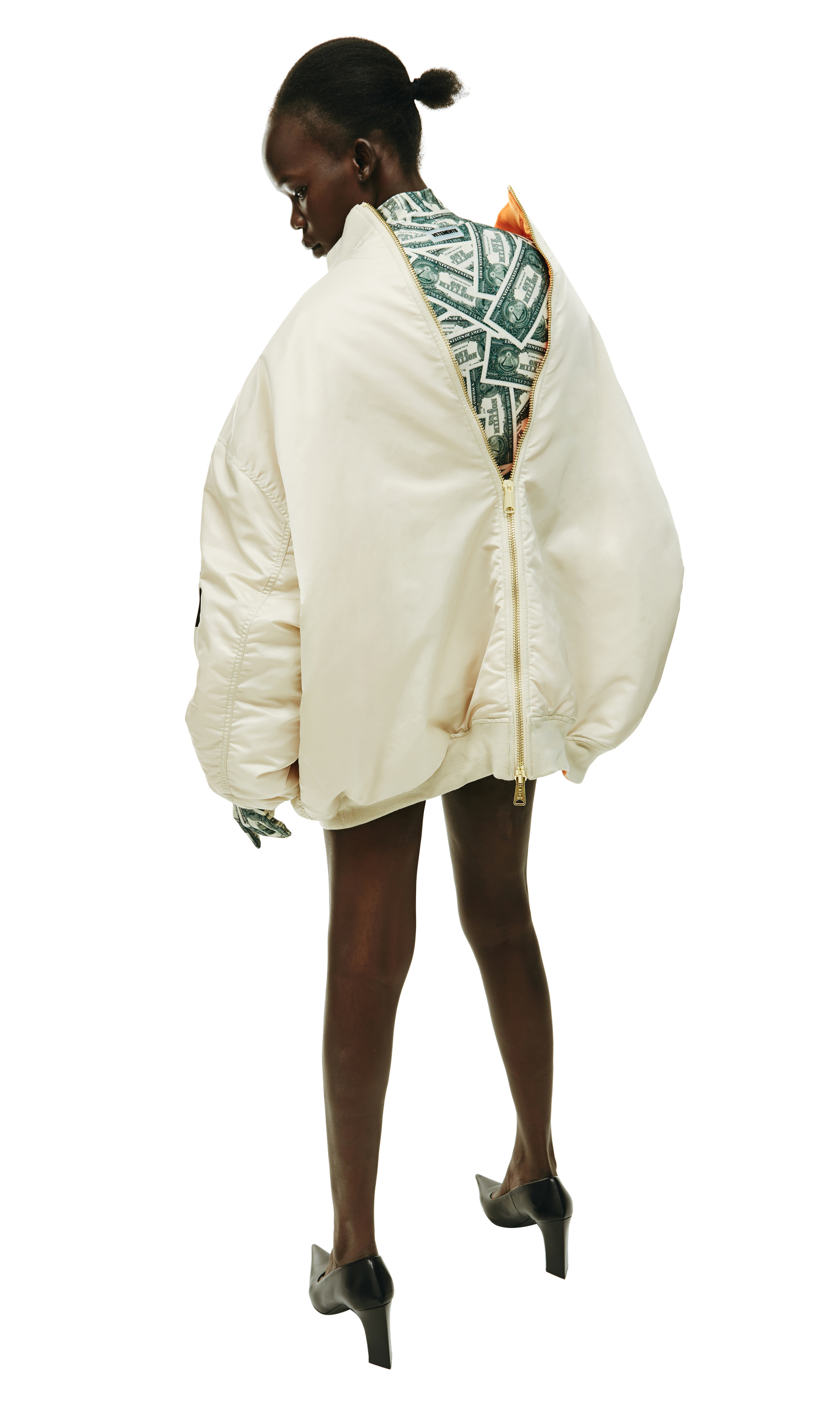 VETEMENTS Двусторонний бомбер VETEMENTS X ALPHA INDUSTRIES