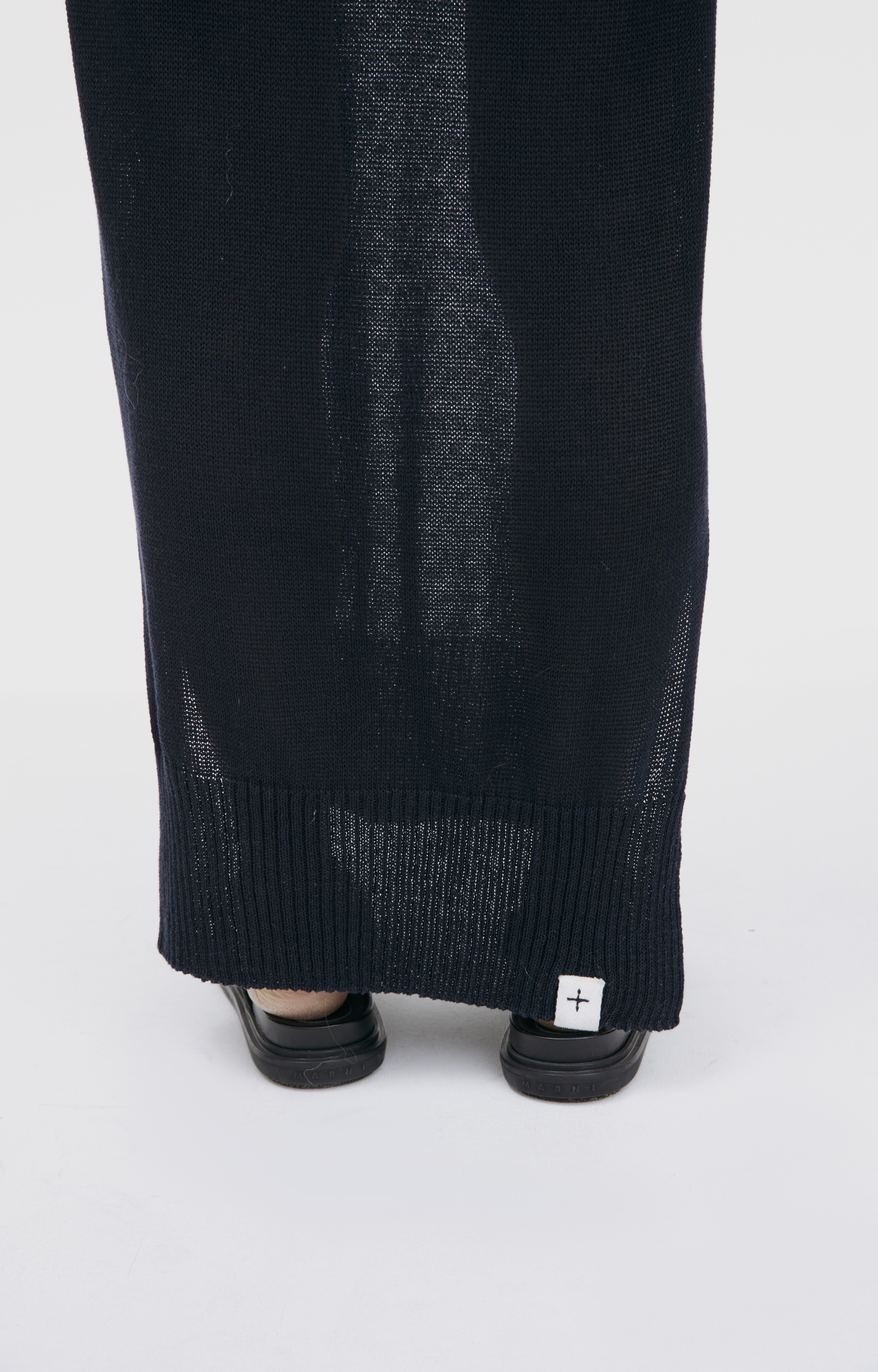 Jil Sander Полупрозрачное платье из хлопка