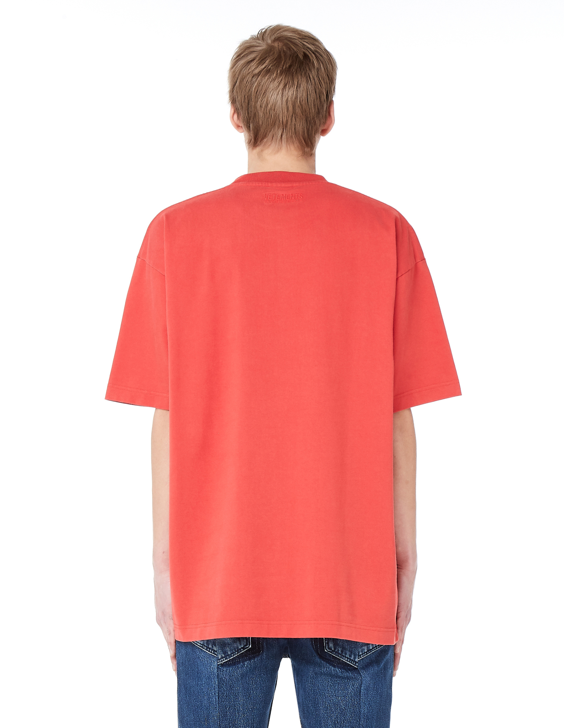 VETEMENTS Хлопковая футболка Bro