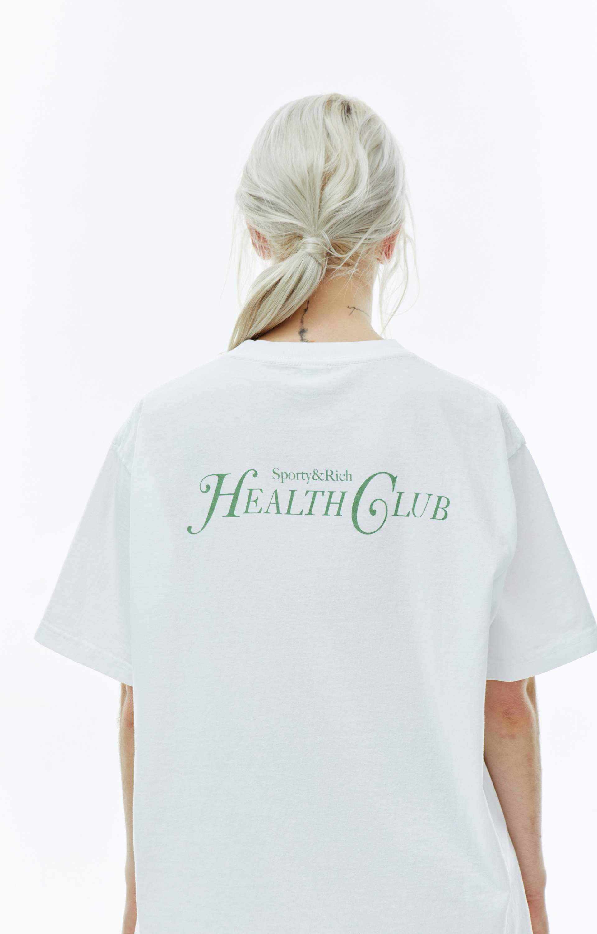 SPORTY & RICH Белая футболка Rizzoli