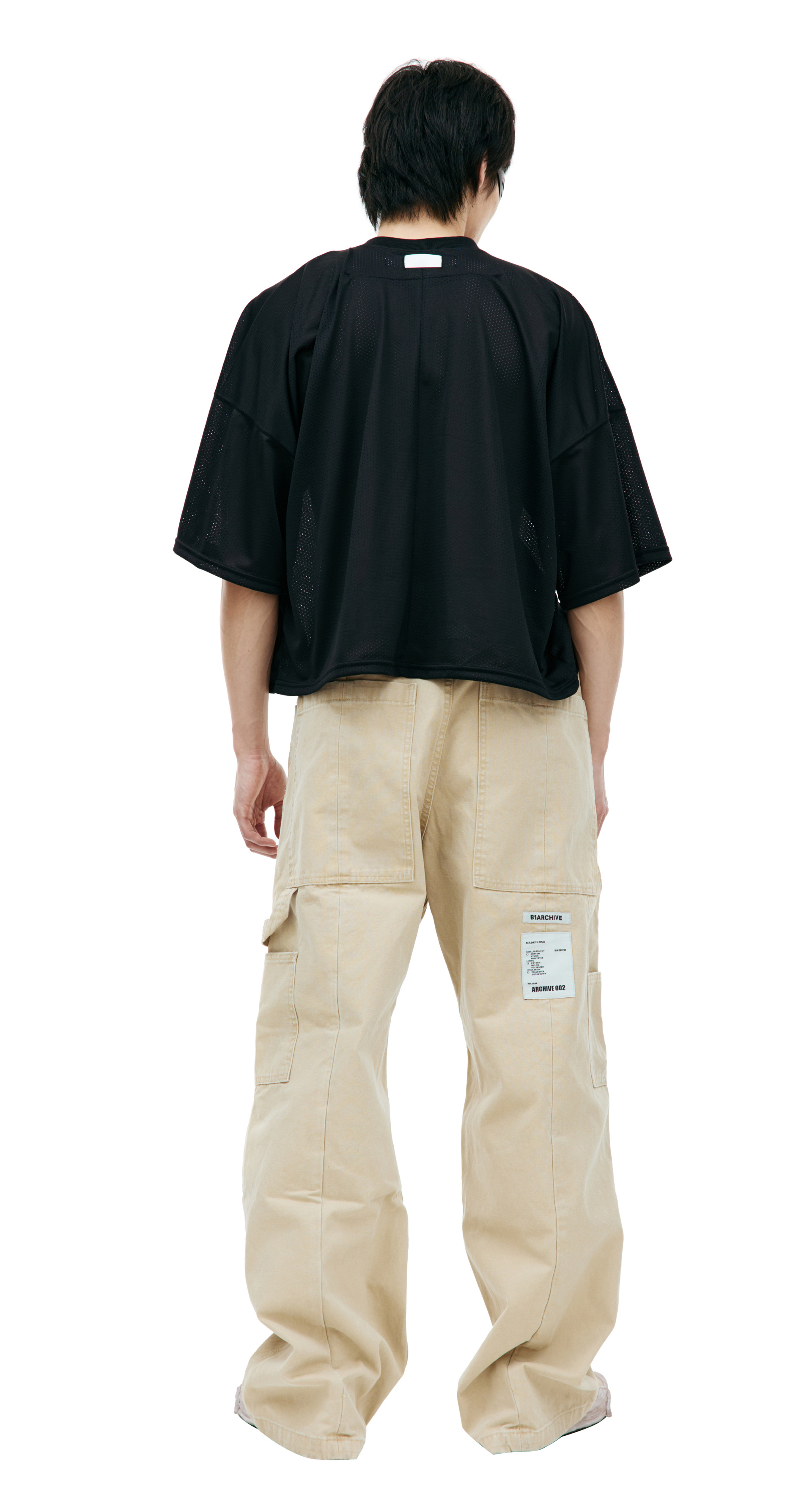 B1ARCHIVE Укороченная футболка в сетку