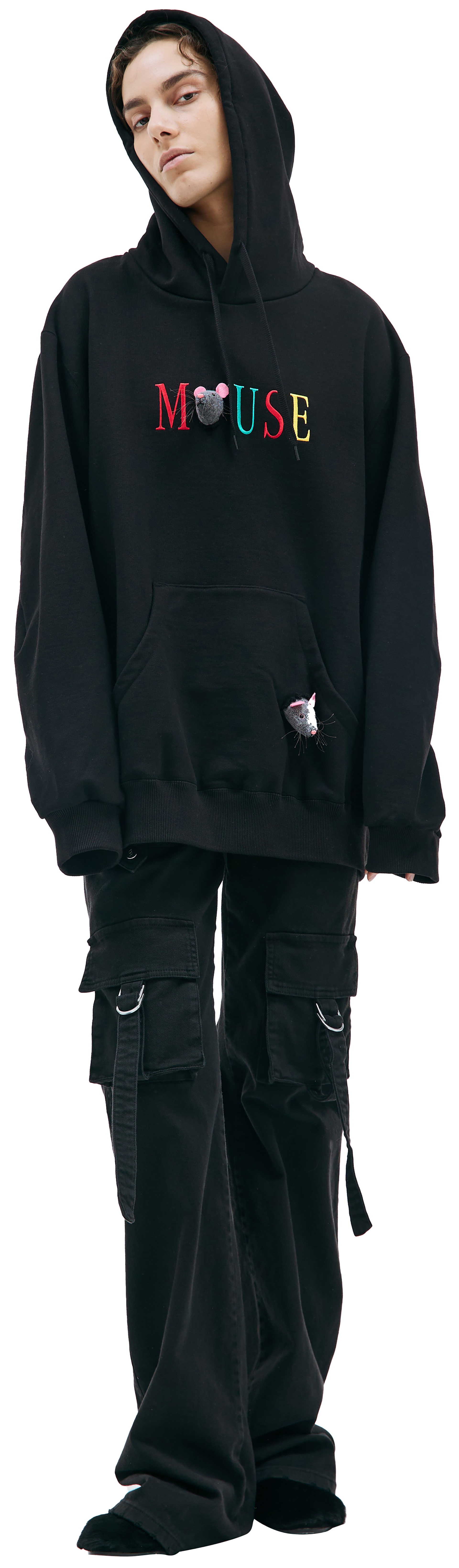 Doublet Худи с вышивкой Mouse