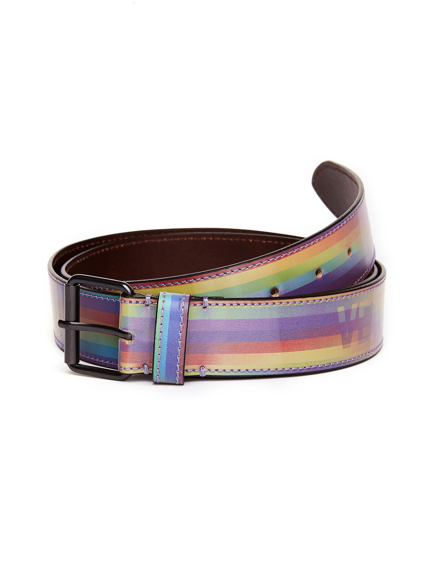 VETEMENTS Кожаный ремень Rainbow