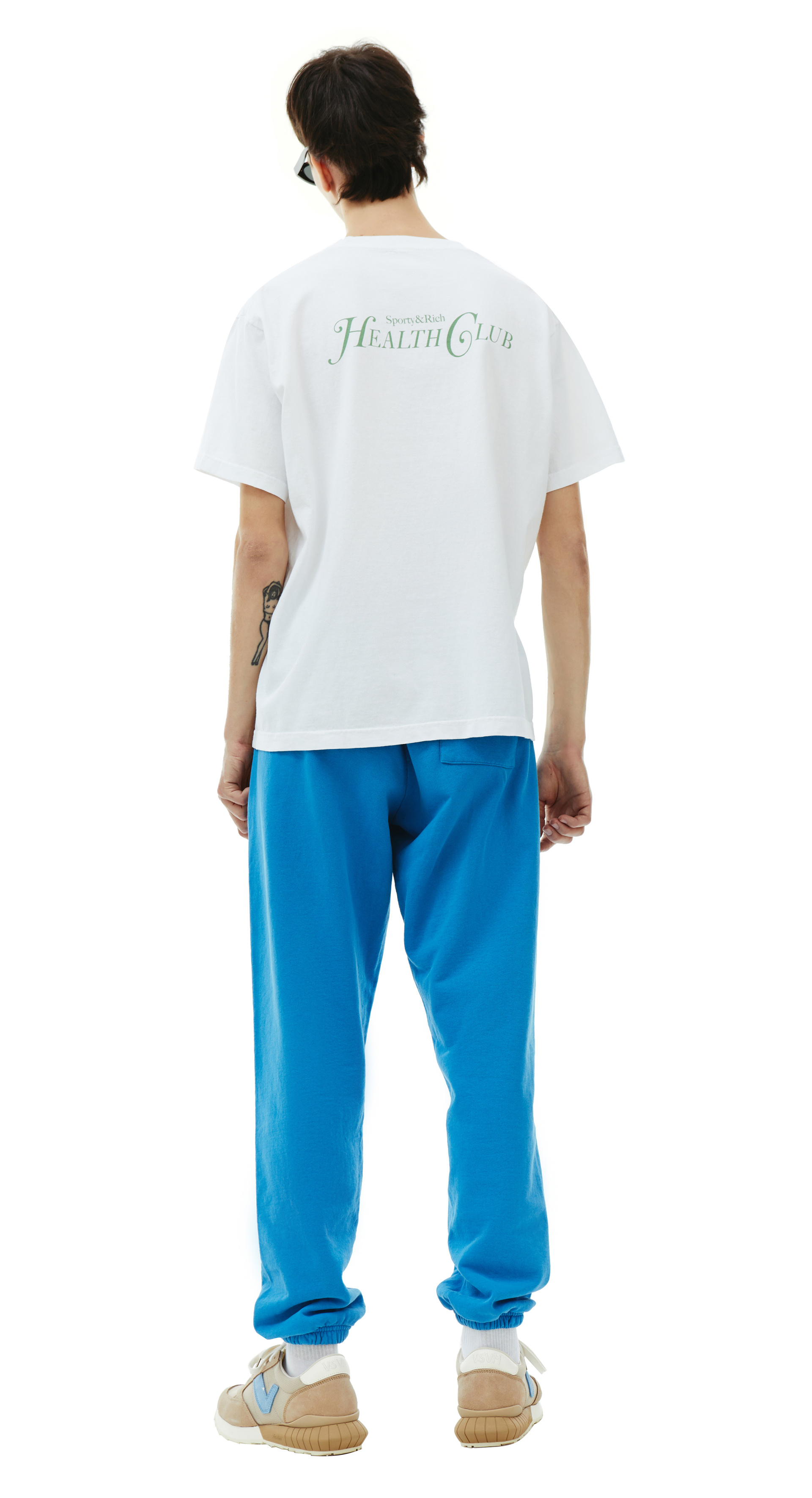 SPORTY & RICH Белая футболка Rizzoli