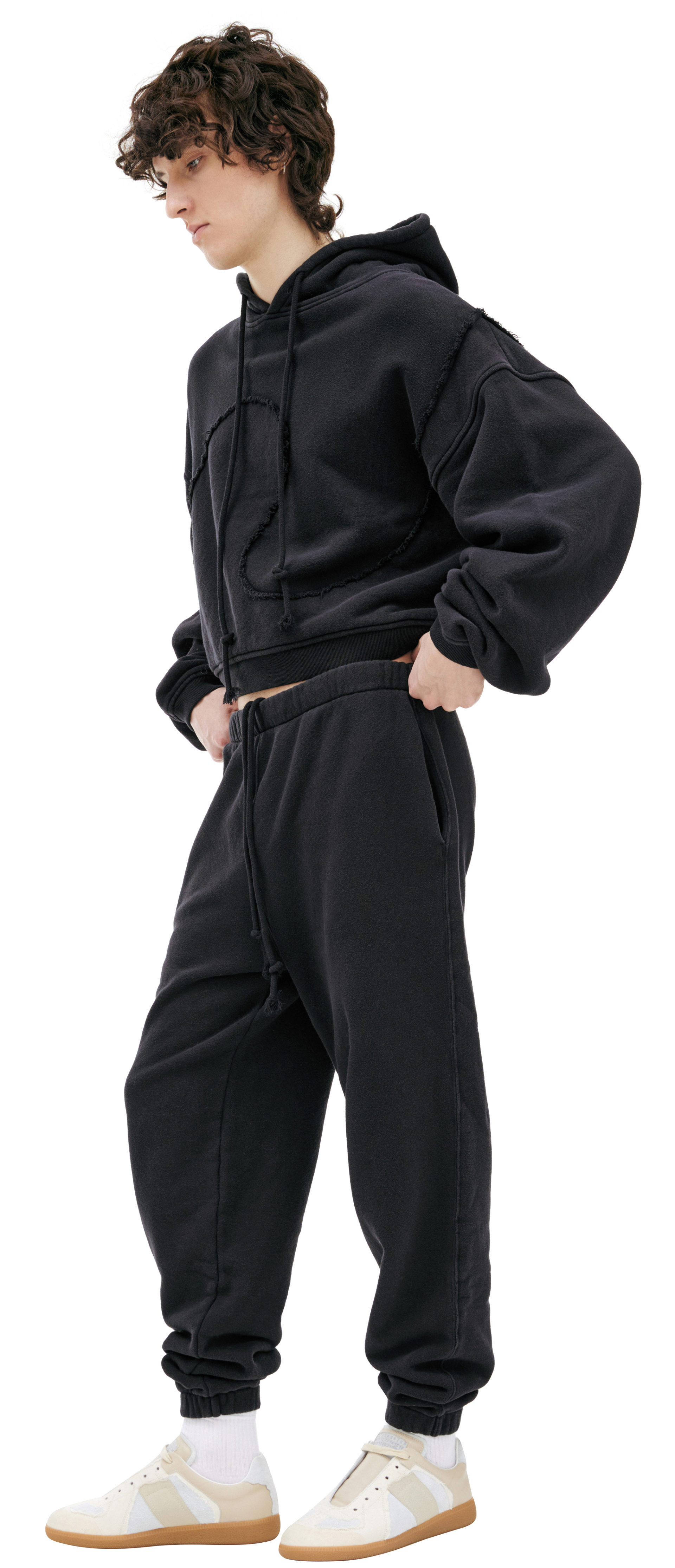 ERL Черные брюки из хлопка