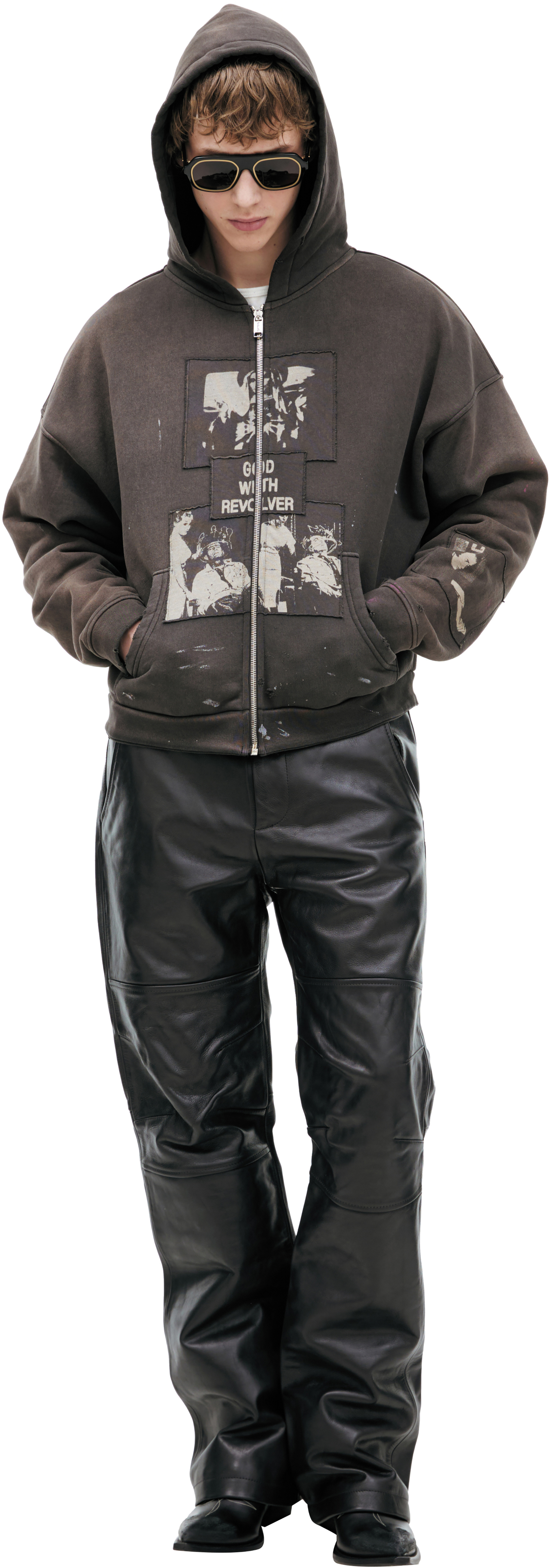 Enfants Riches Déprimés Хлопковое худи на молнии