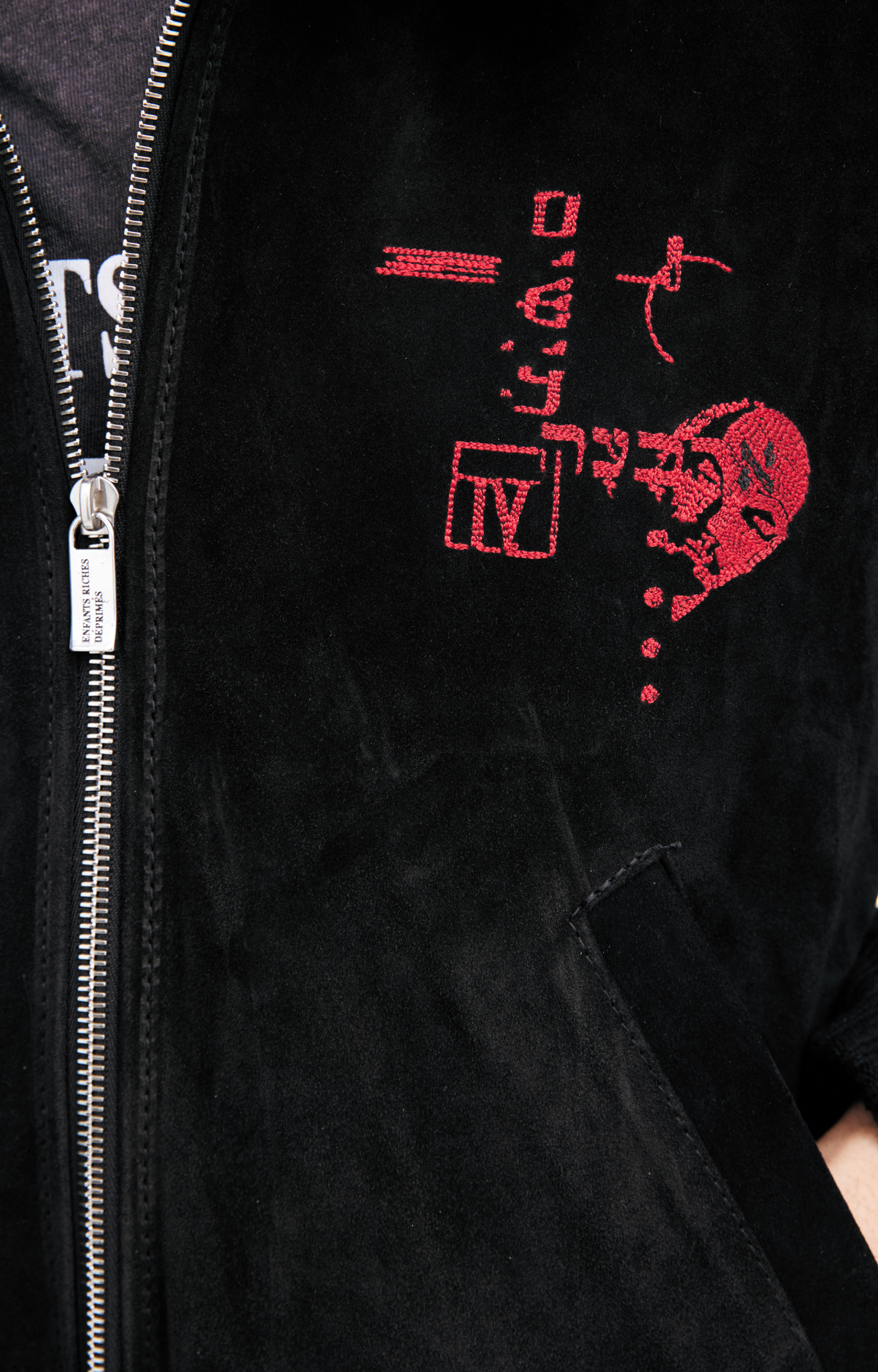 Enfants Riches Déprimés Замшевый бомбер