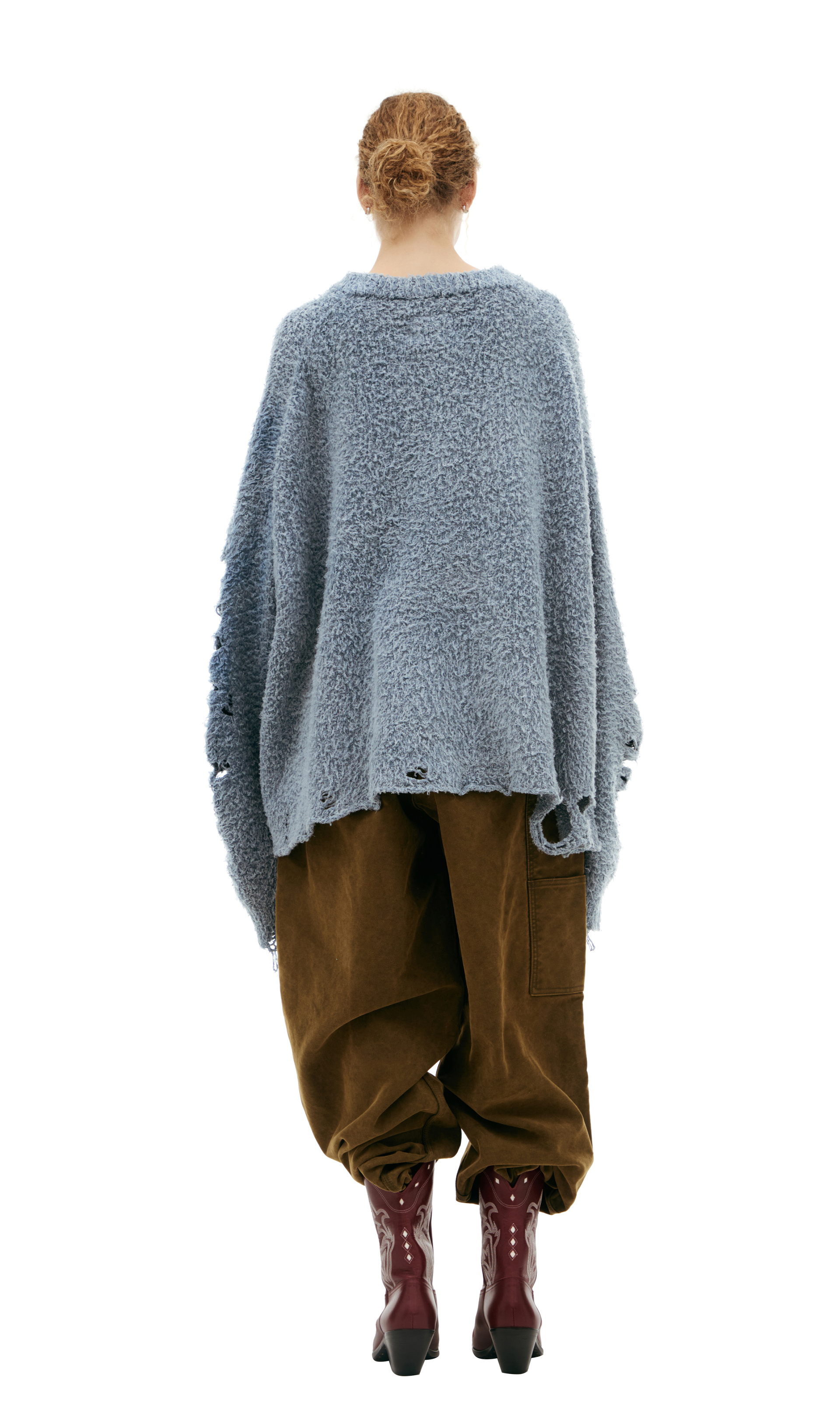 Doublet Голубой свитер \'Ribcage\'