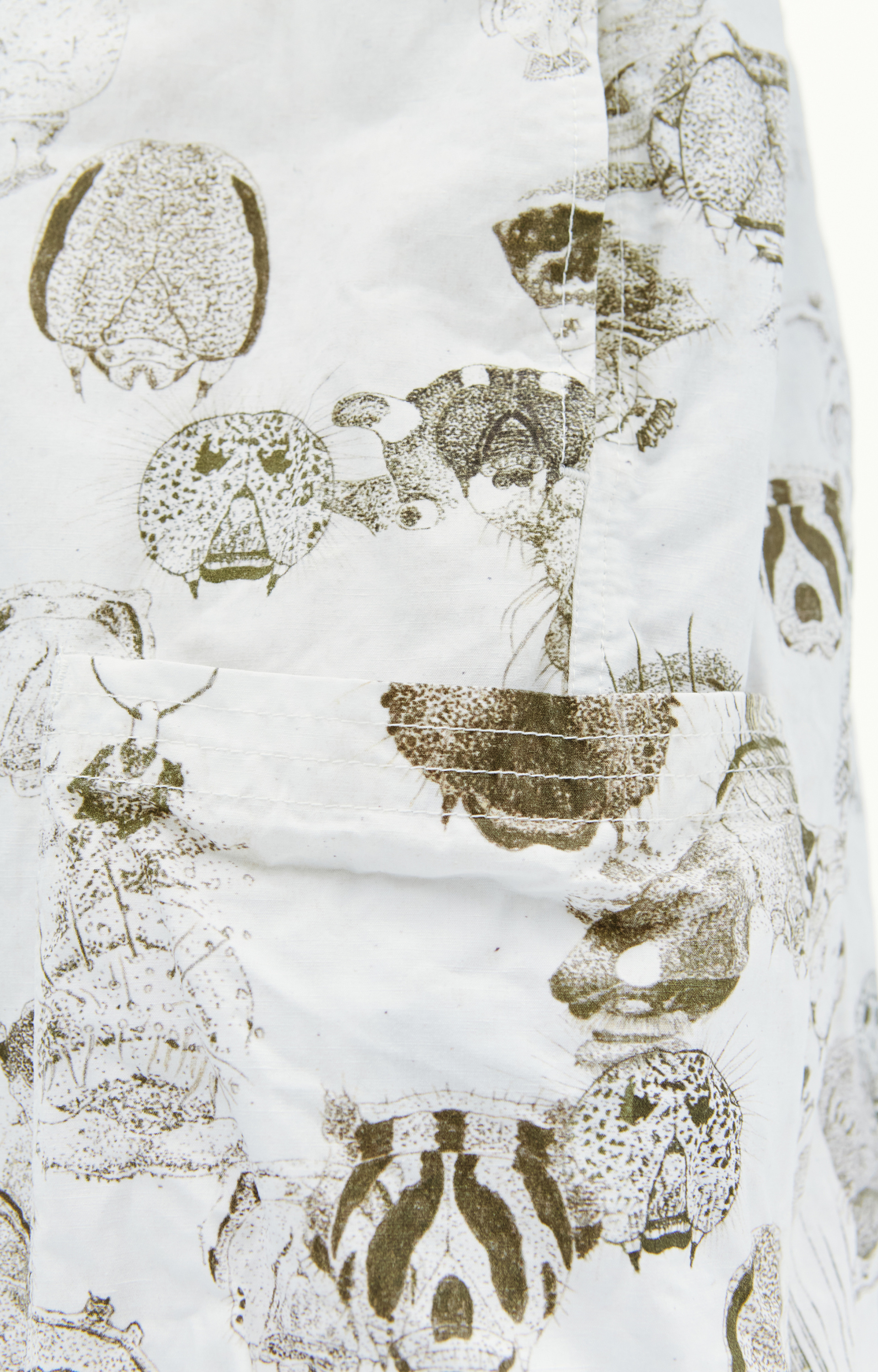 The Viridi-Anne Широкие брюки с принтом насекомых