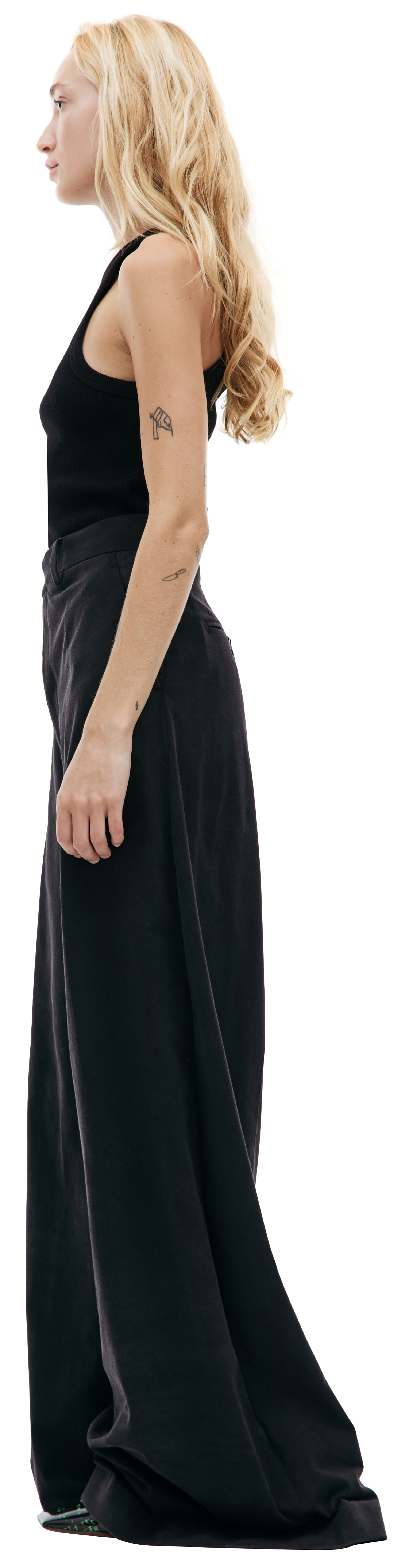 VETEMENTS Широкие брюки из выстиранного хлопка