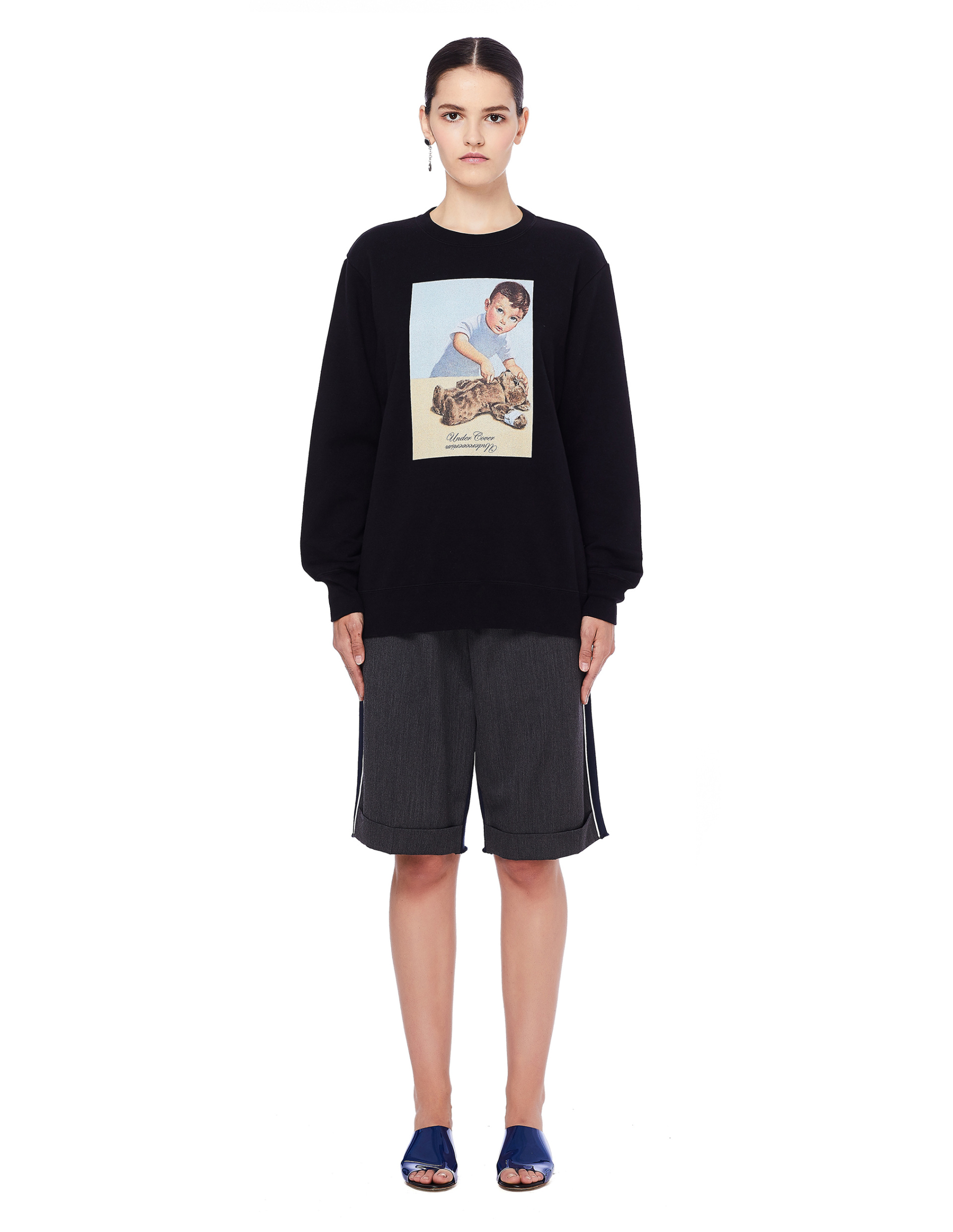 Undercover Хлопковый свитшот с принтом