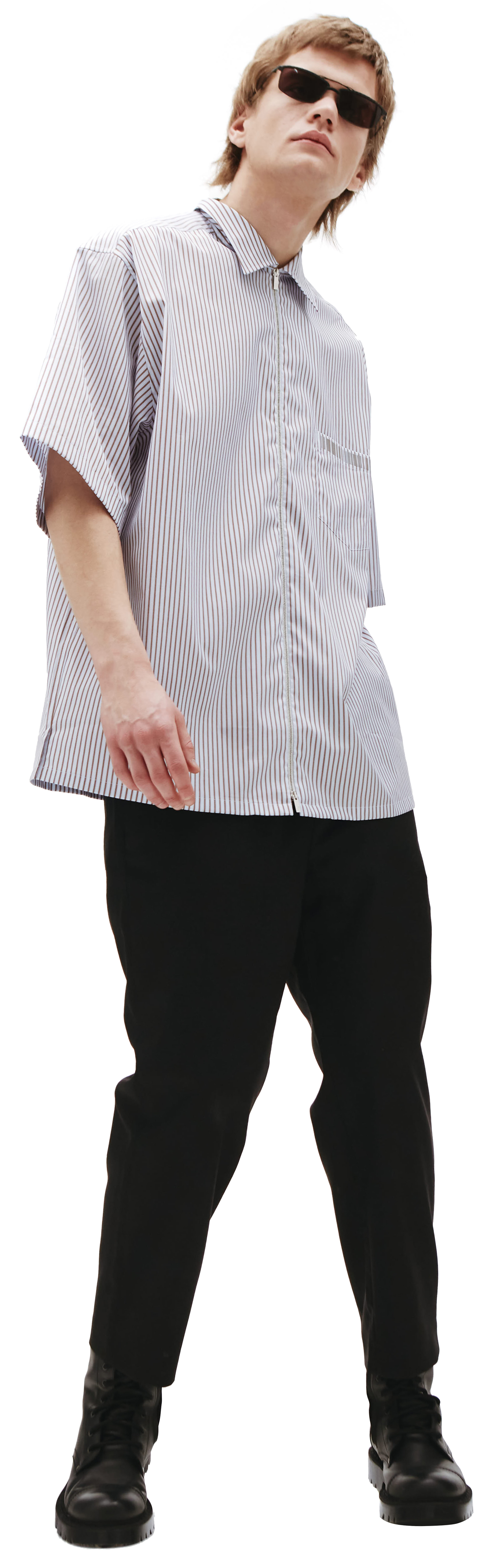 VTMNTS Голубая рубашка на молнии