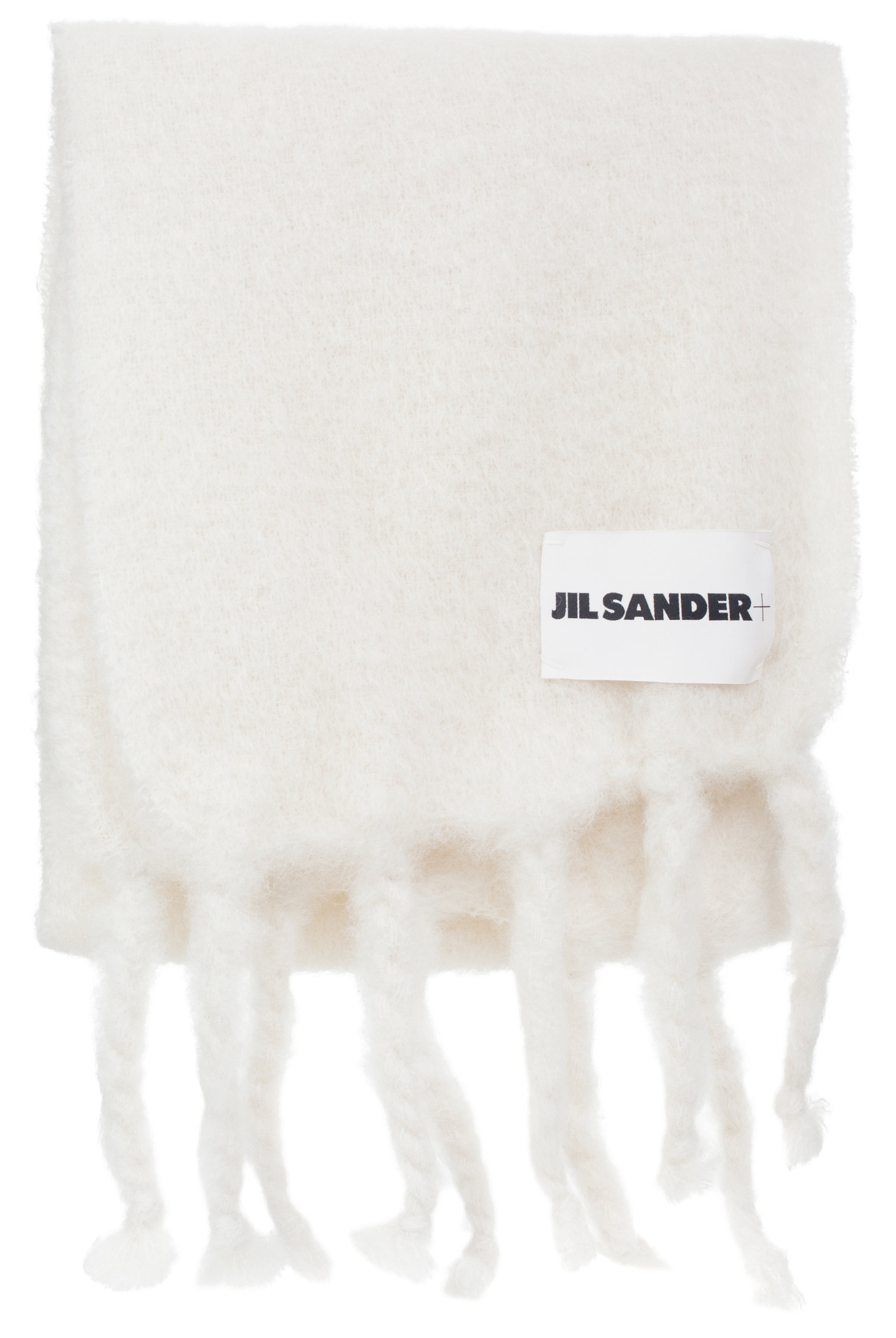 Jil Sander Шарф из мохера с патчем