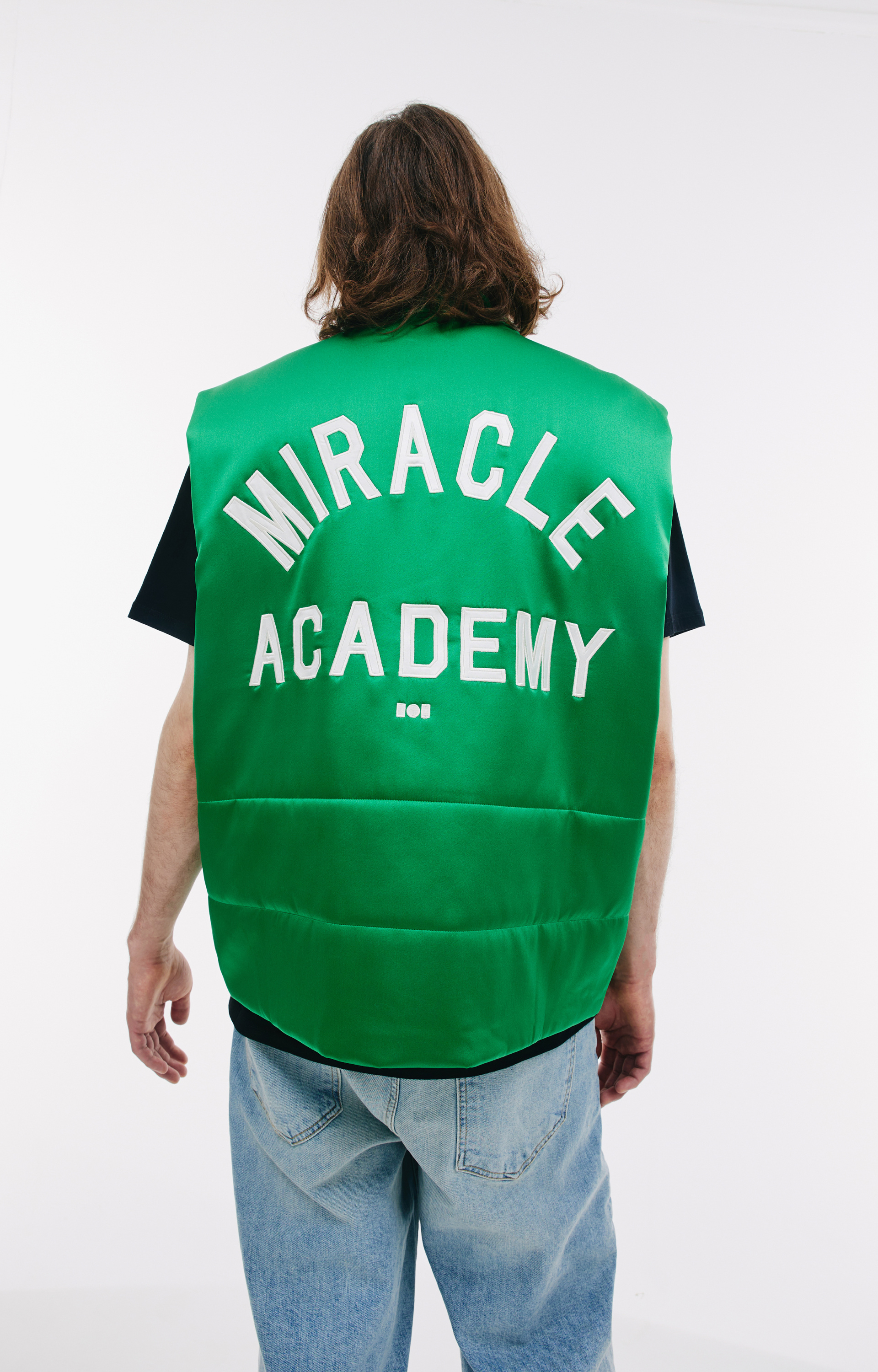 Nahmias Шелковый жилет с вышивкой Miracle