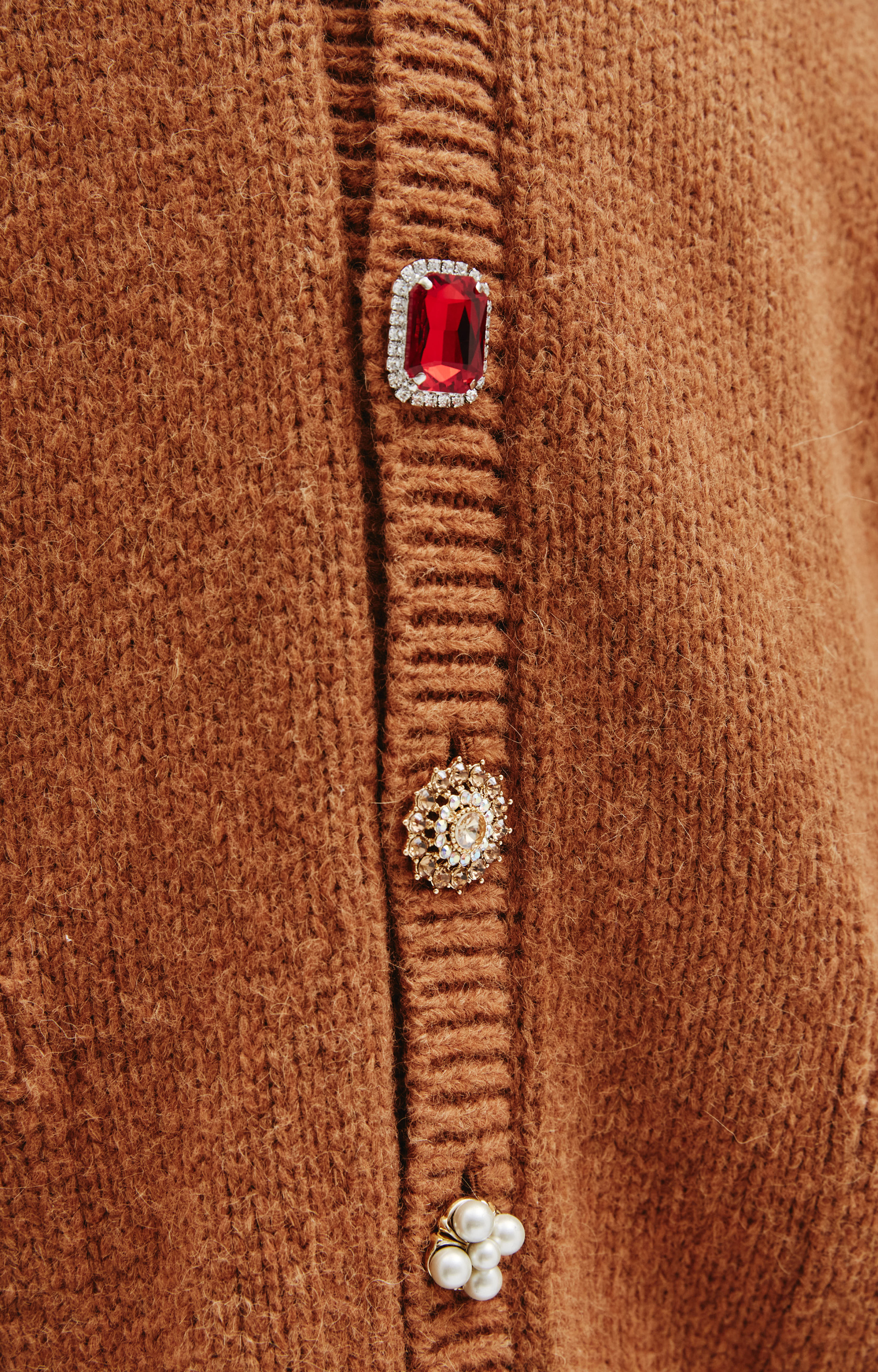 VETEMENTS Шерстяной кардиган с декоративными пуговицами