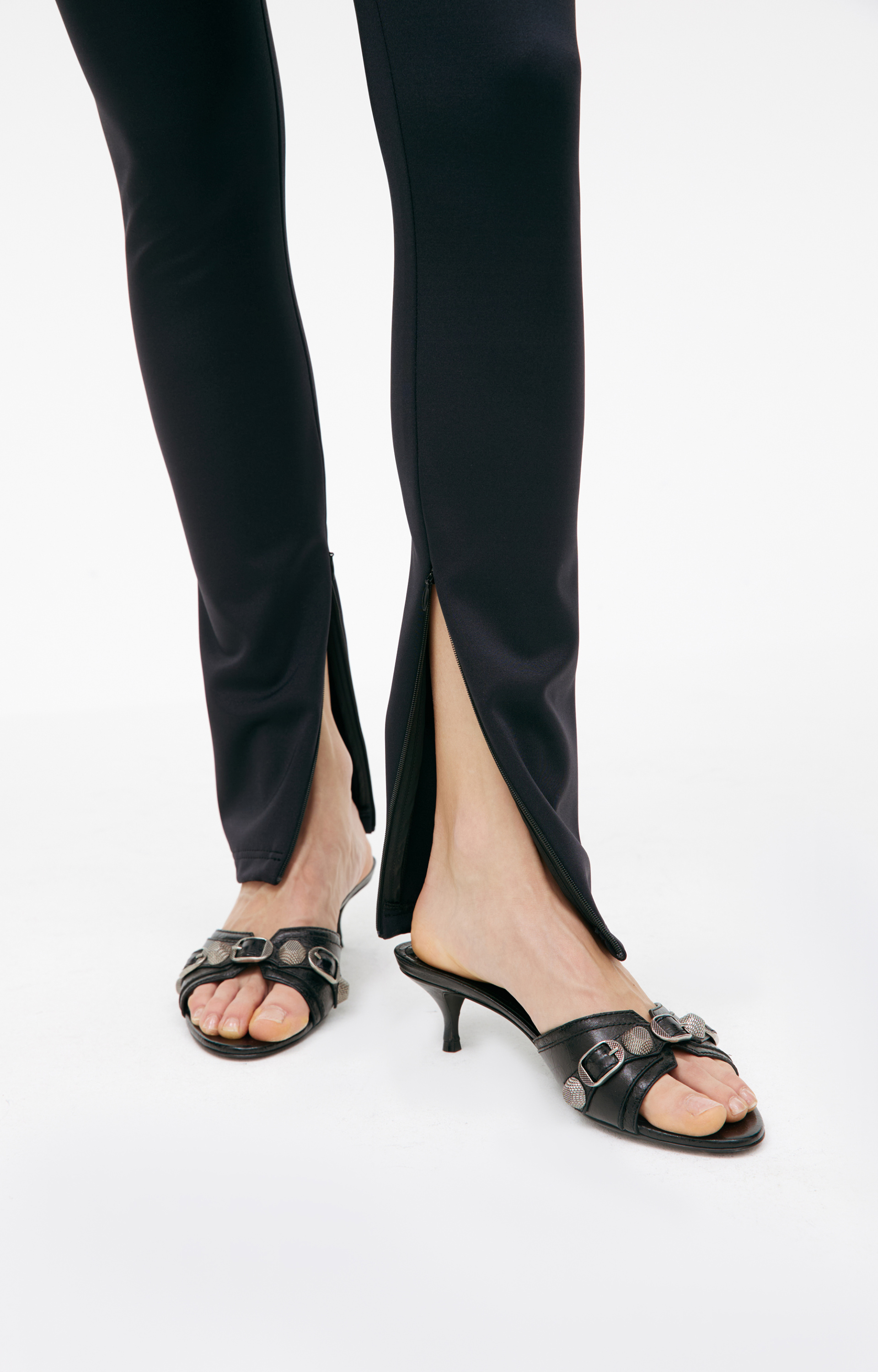 Balenciaga Черные скинни брюки