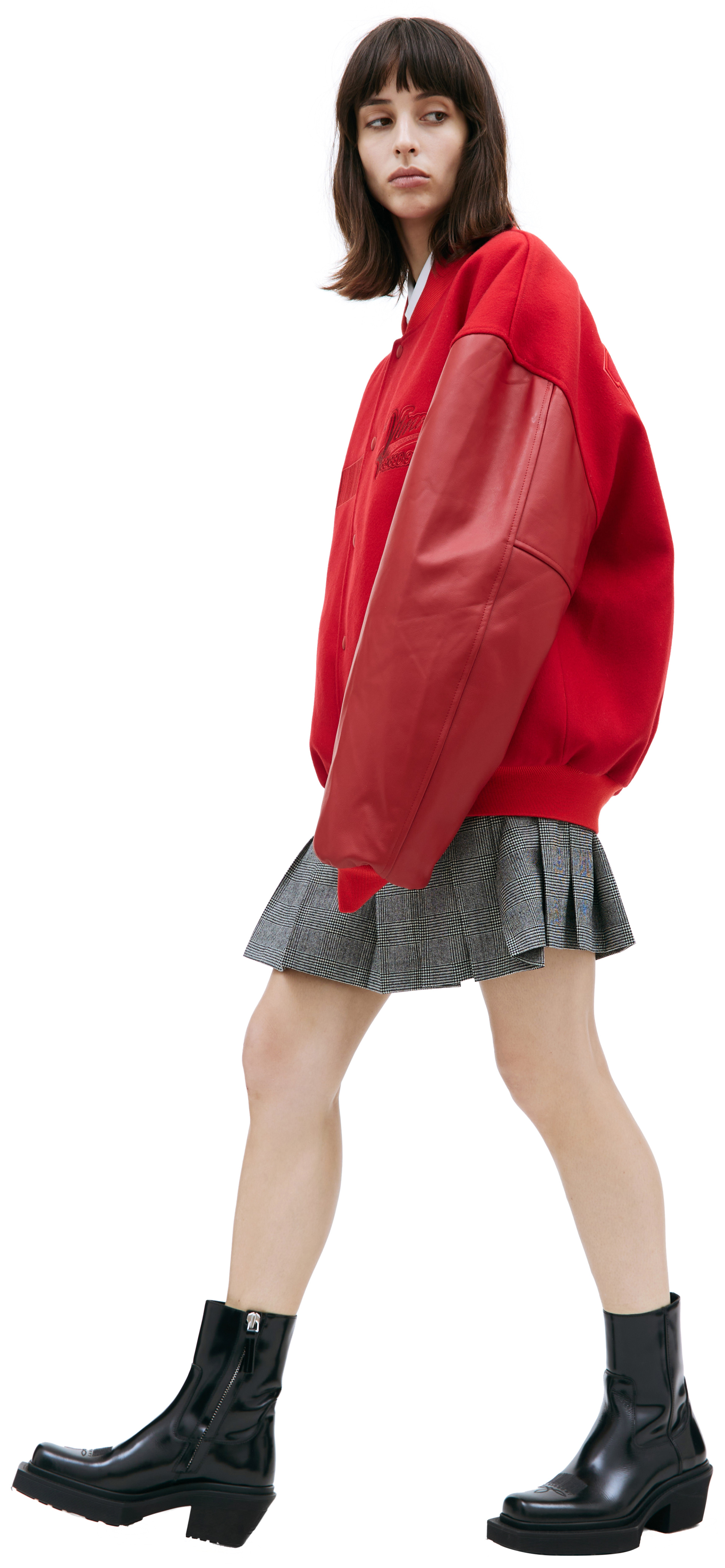 VTMNTS Комбинированный бомбер с нашивкой