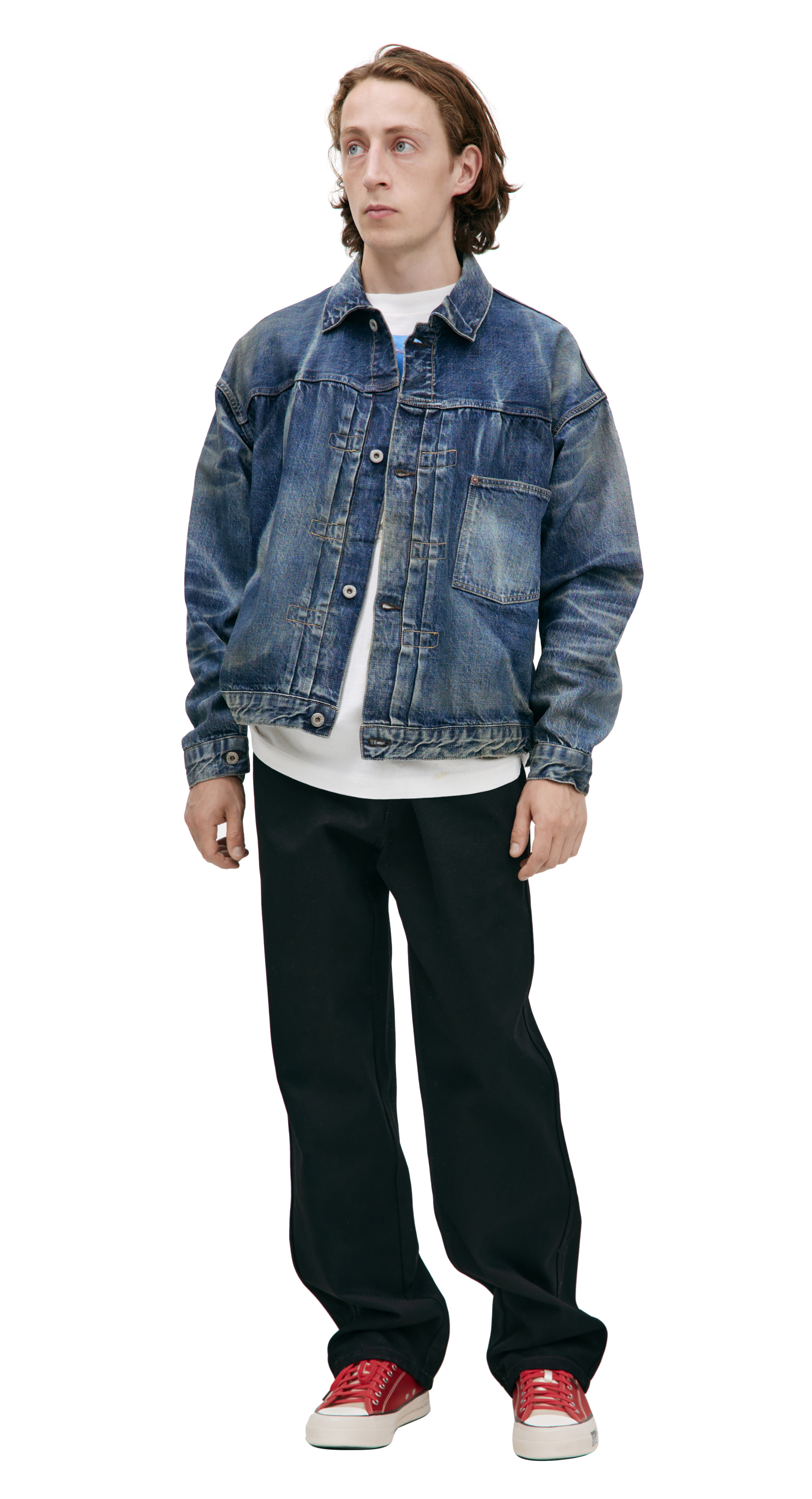 Saint Mxxxxxx Джинсовая куртка на пуговицах