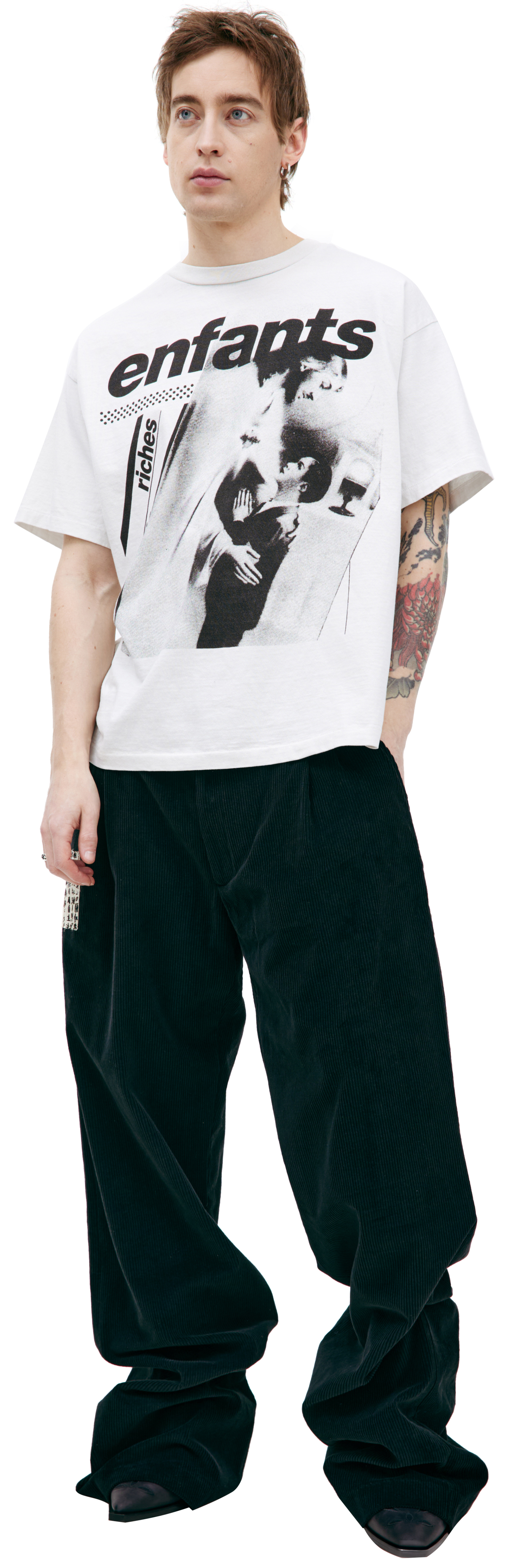 Enfants Riches Déprimés Белая футболка с принтом