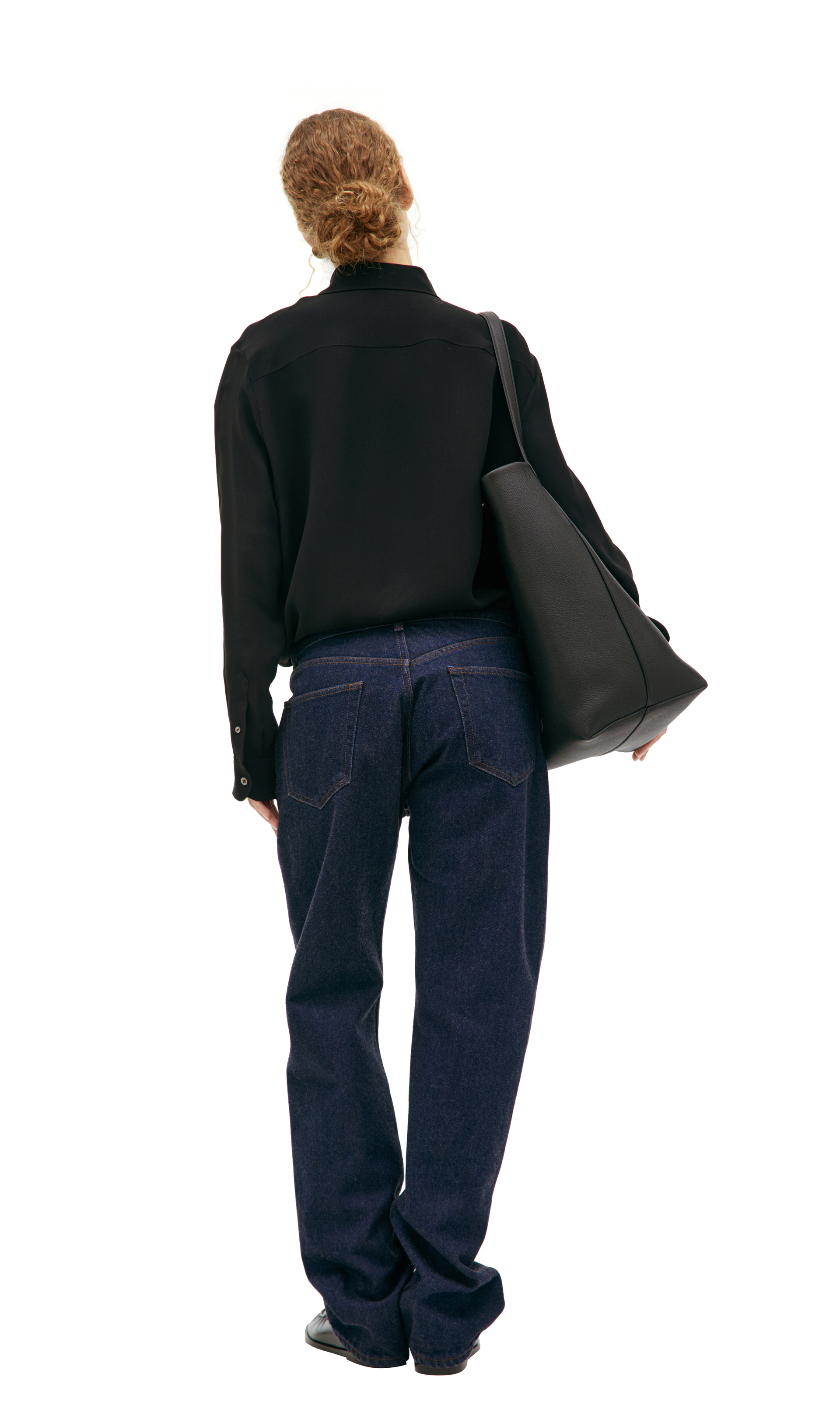 The Row Прямые джинсы из шерсти