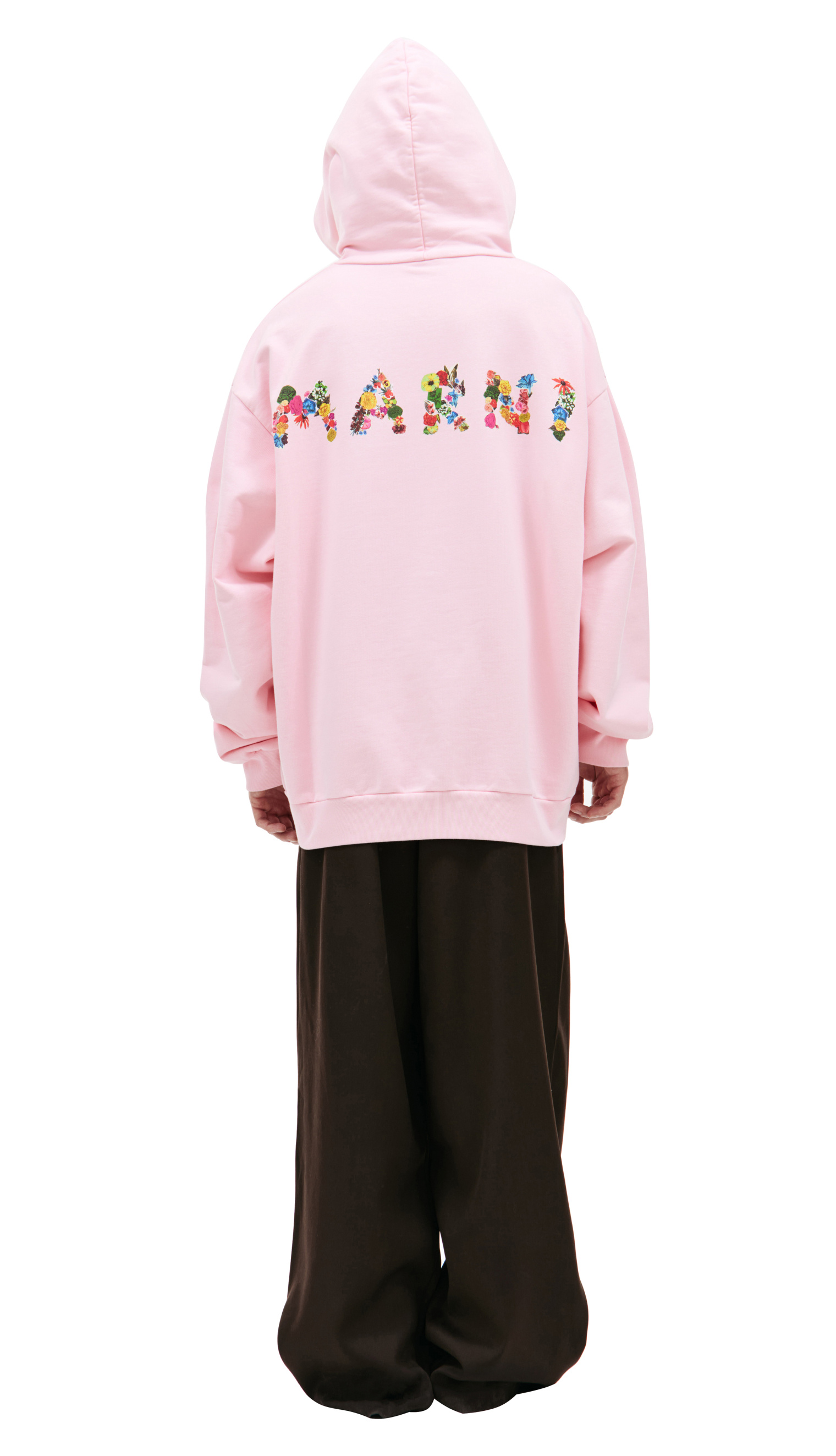 Marni Оверсайз худи с принтом