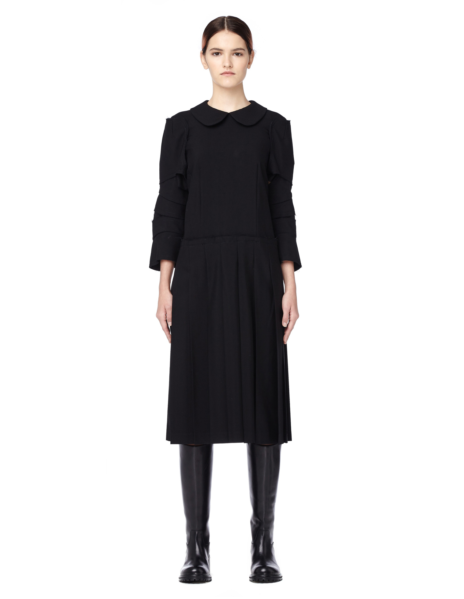 Comme des Garcons Платье из шерсти и кашемира