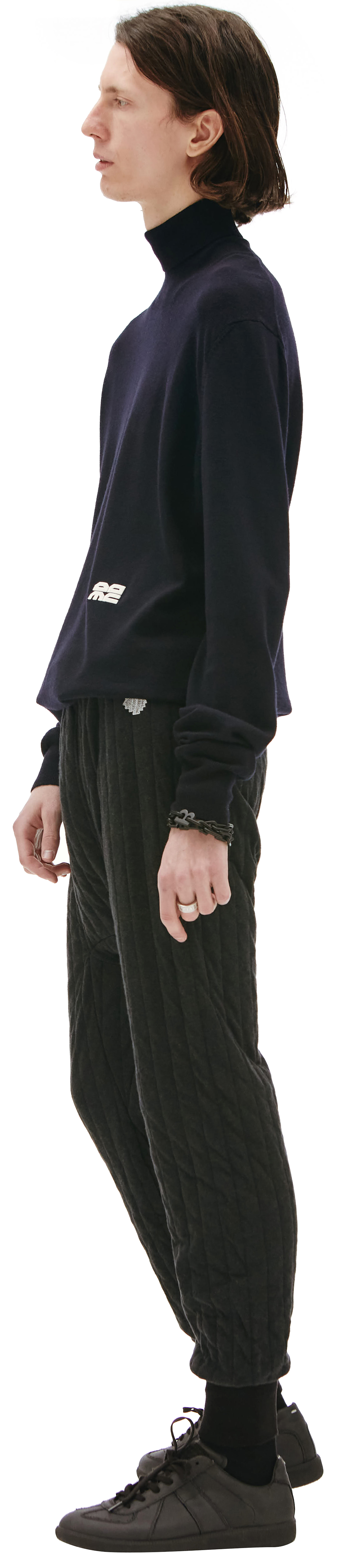 Maison Margiela Стеганые брюки из хлопка