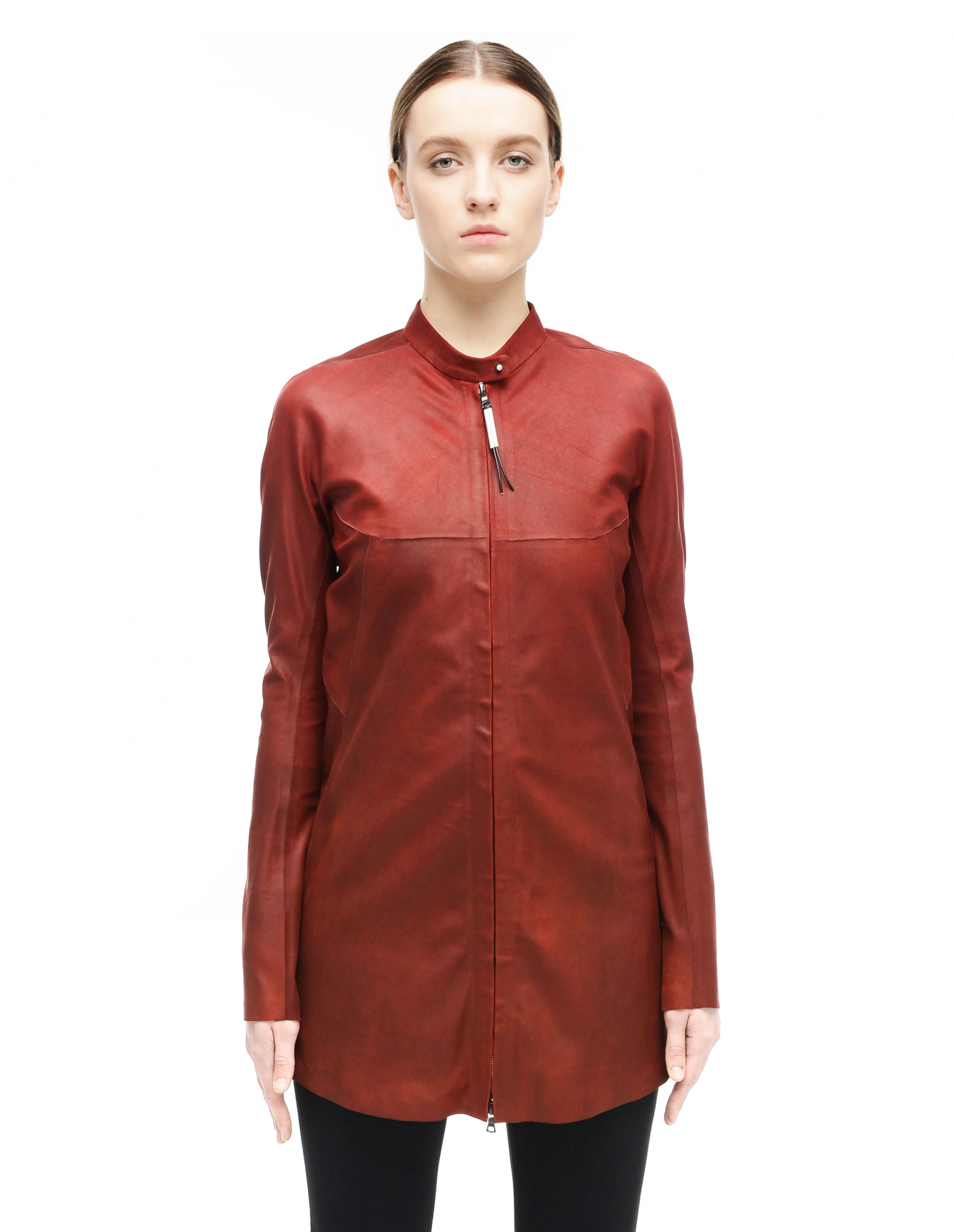 Isaac Sellam Кожаная рубашка