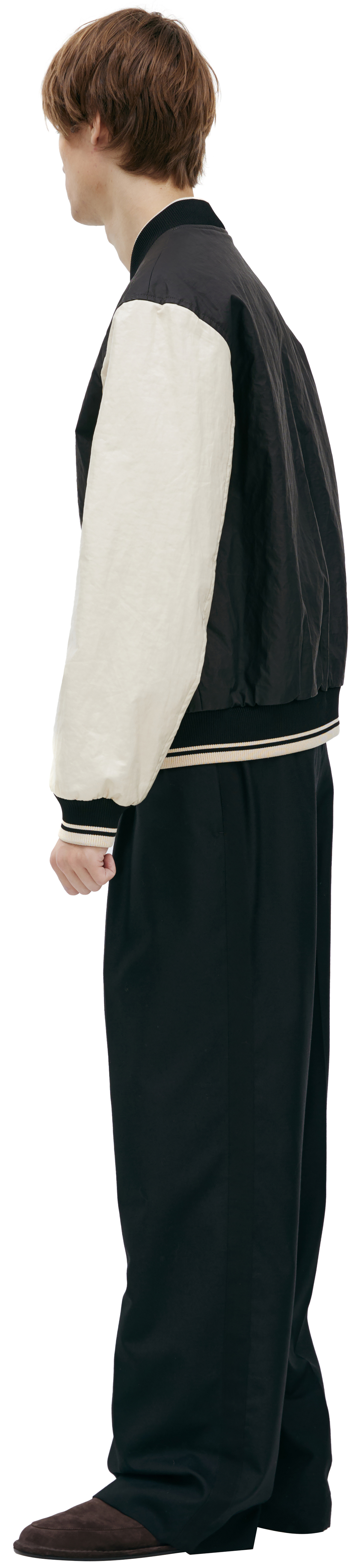 Dries Van Noten Черный бомбер на молнии