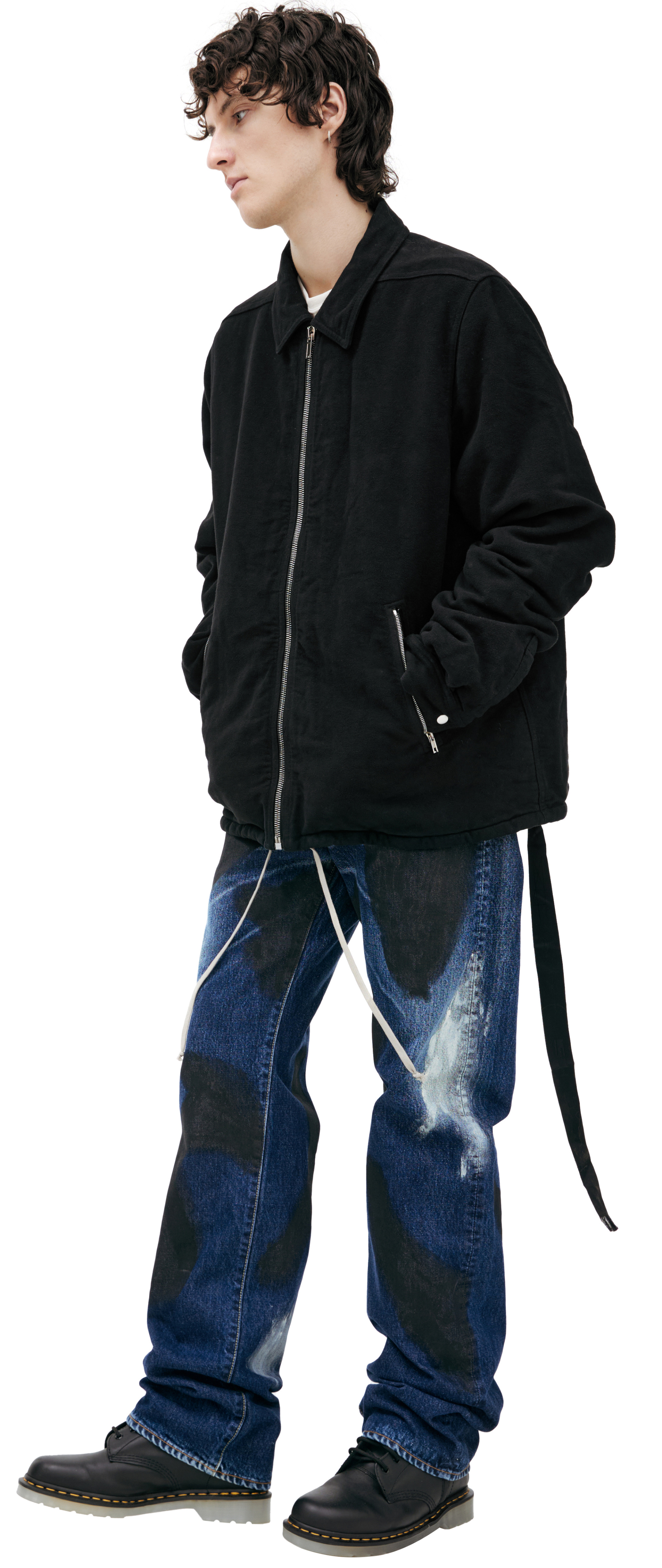 DRKSHDW by Rick Owens Черная куртка на молнии