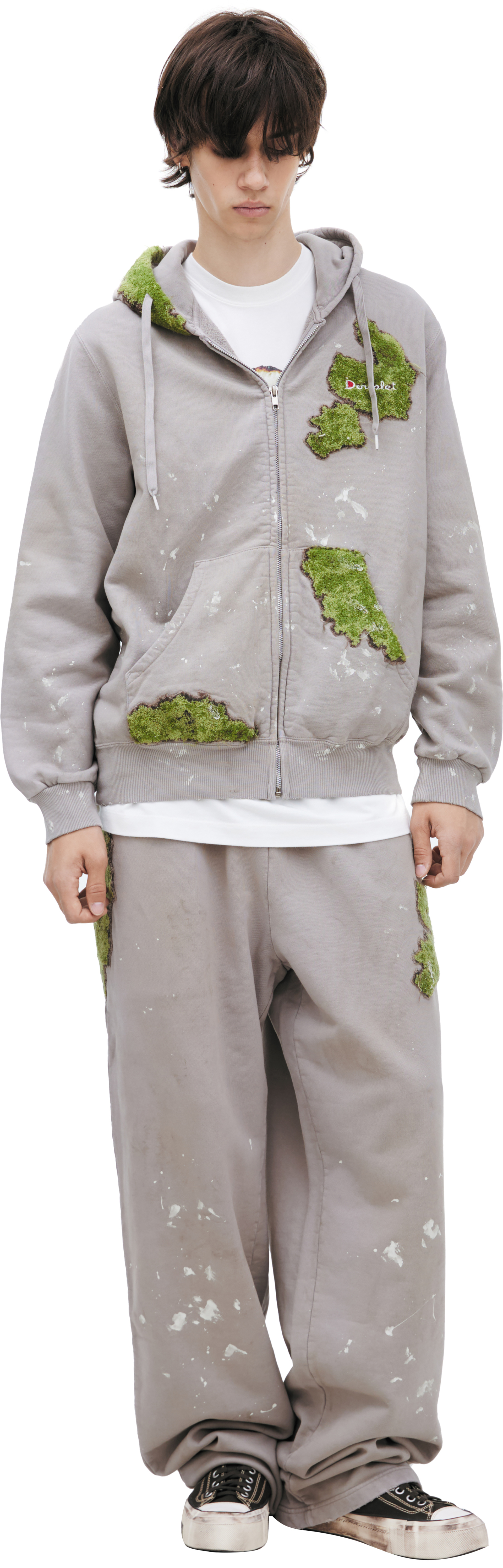 Doublet Худи MOSS-GROWN EMBROIDERY