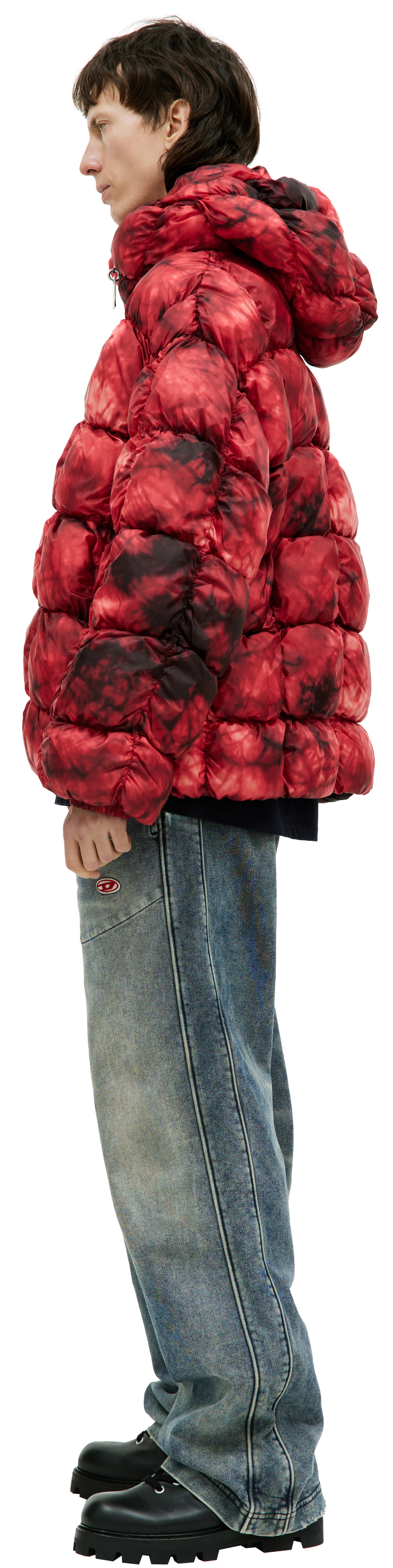 Diesel Тайдай пуховик W-Ralle