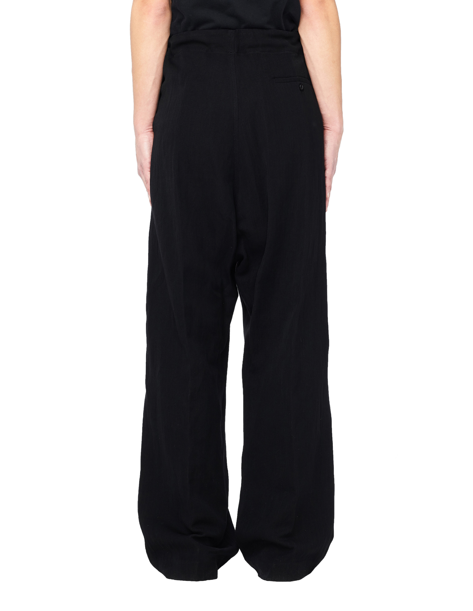 Ann Demeulemeester Широкие шерстяные брюки