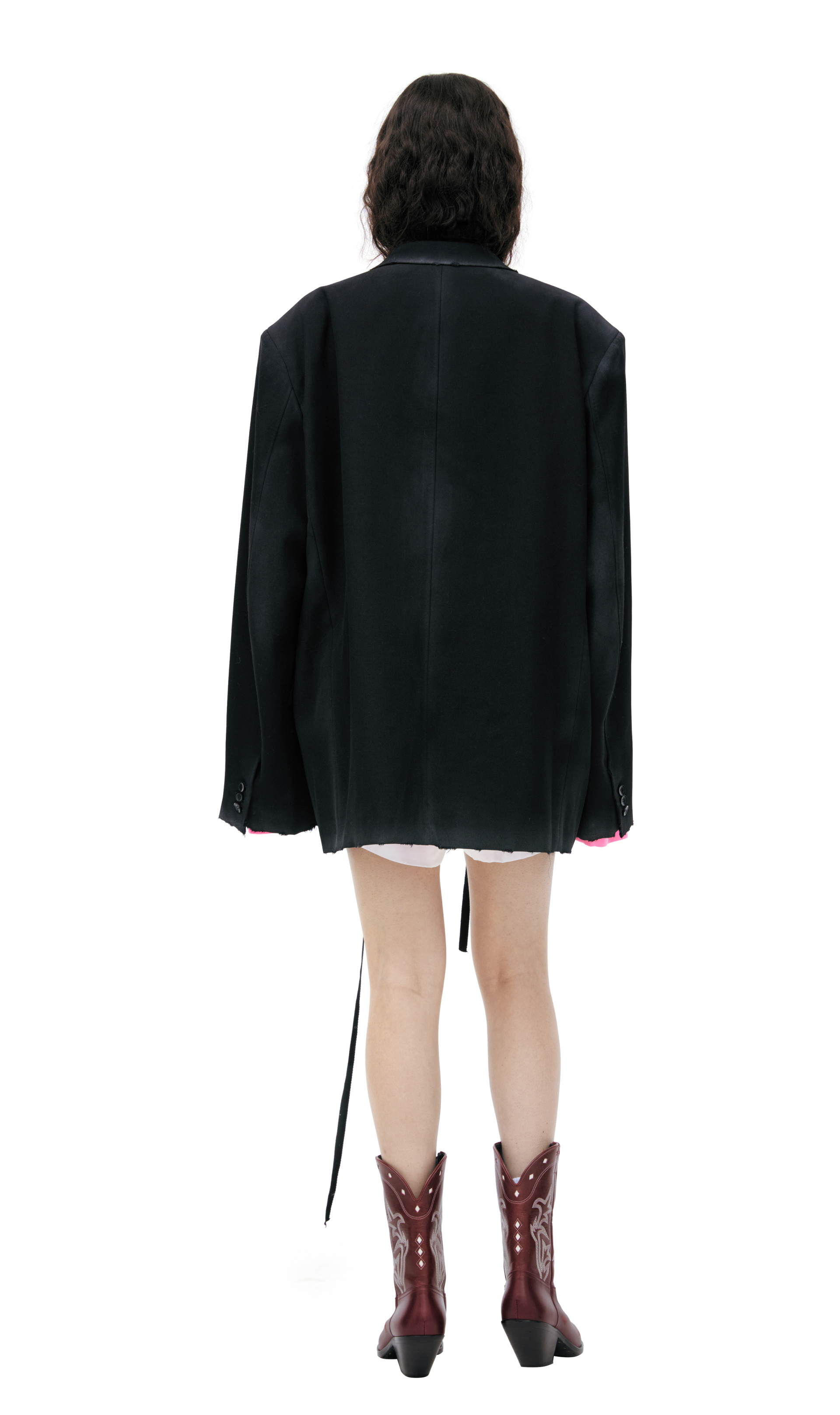 Doublet Пиджак с эффектом потертостей