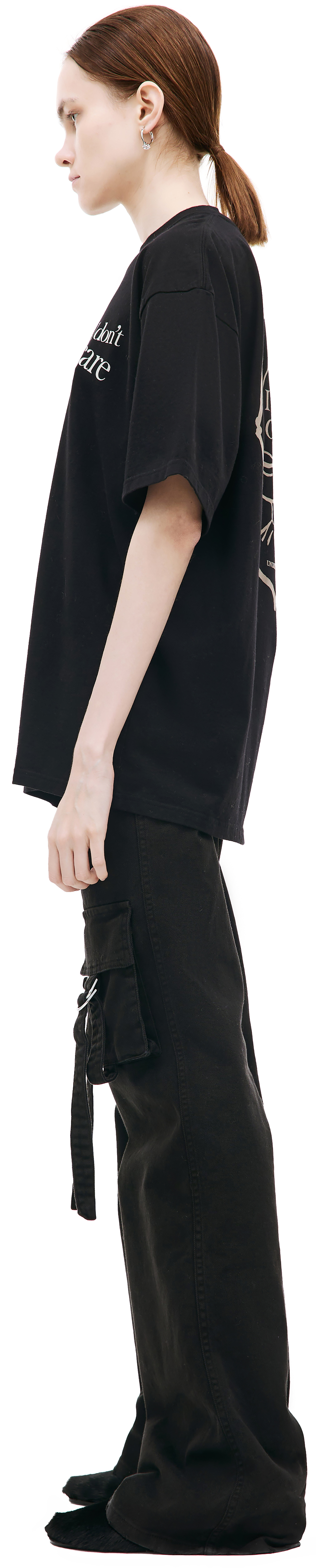 Undercover Футболка с принтом \'I don\'t care\'