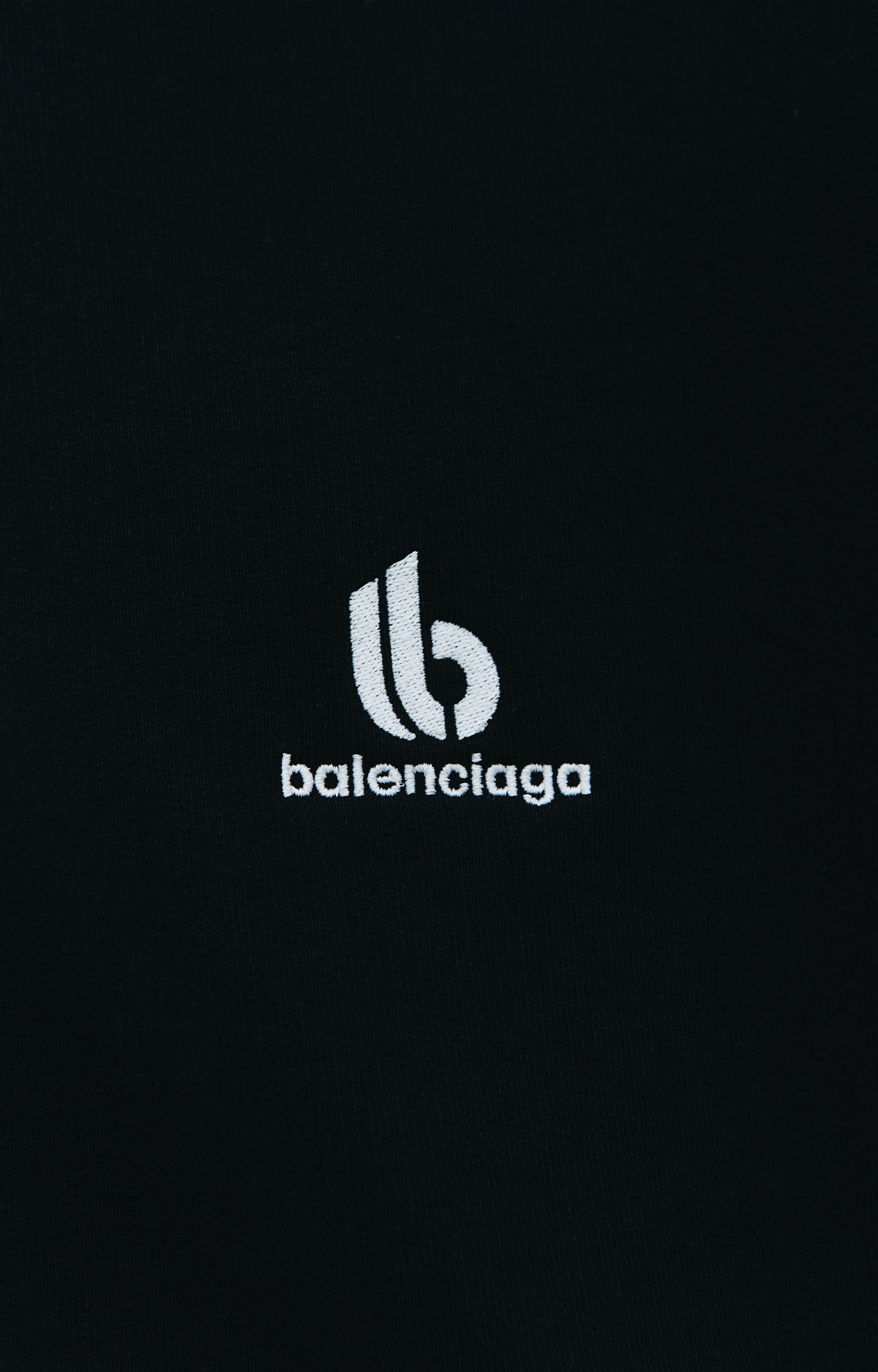 Balenciaga Худи на молнии с вышивкой лого