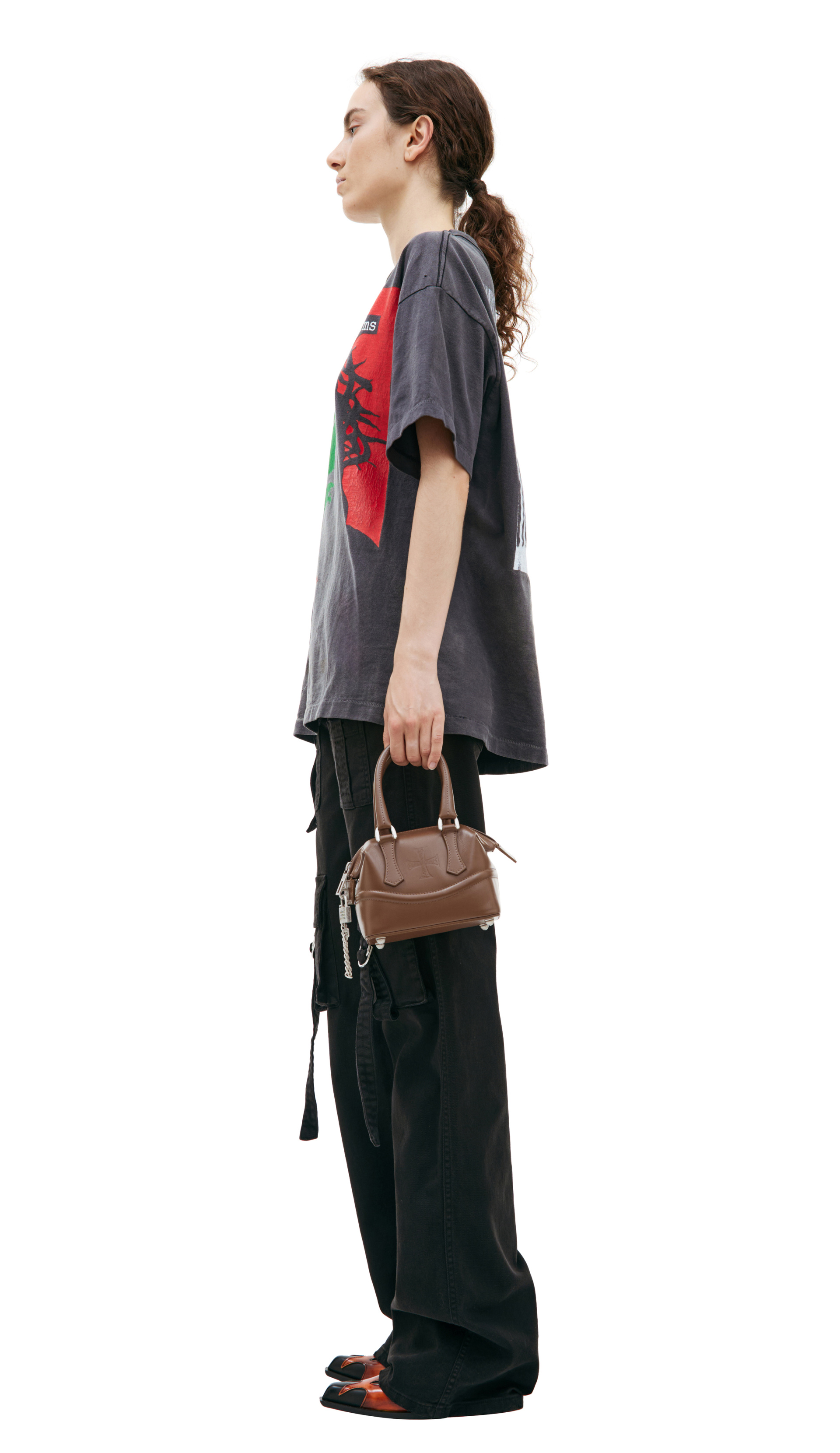 Enfants Riches Déprimés Кожаная мини сумка Bowling