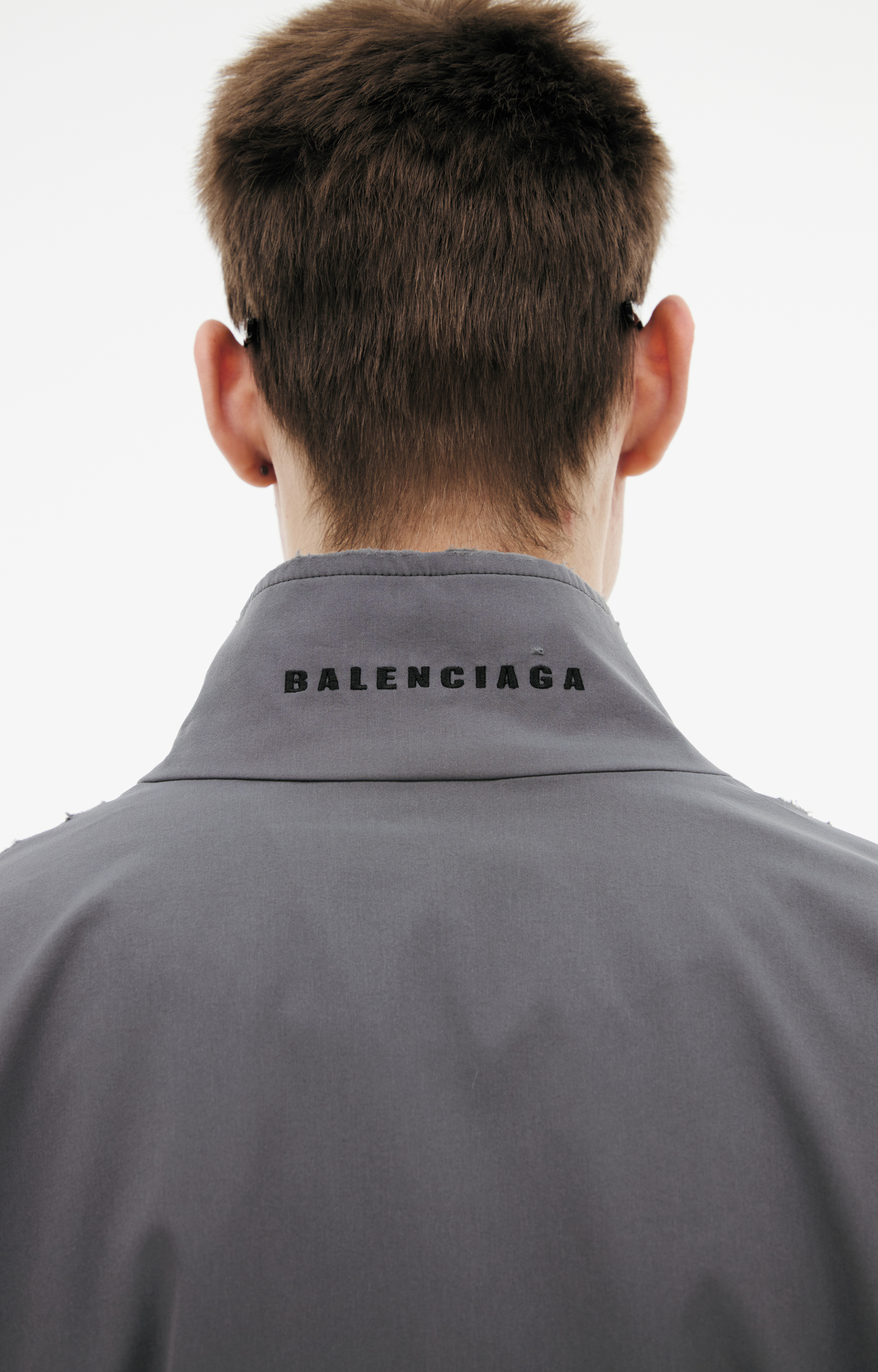 Balenciaga Черная куртка с логотипом