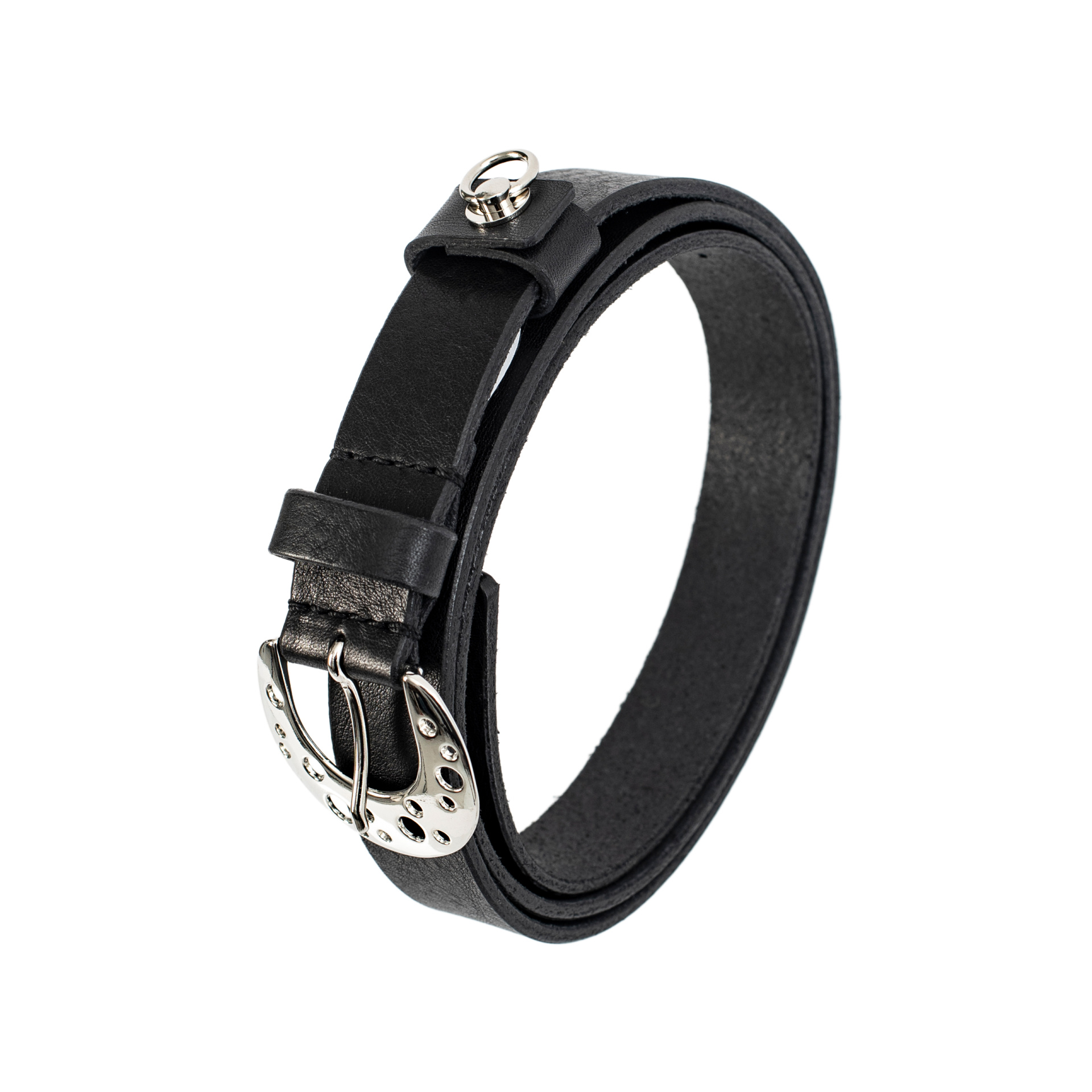 Yohji Yamamoto Кожаный ремень с кошельком